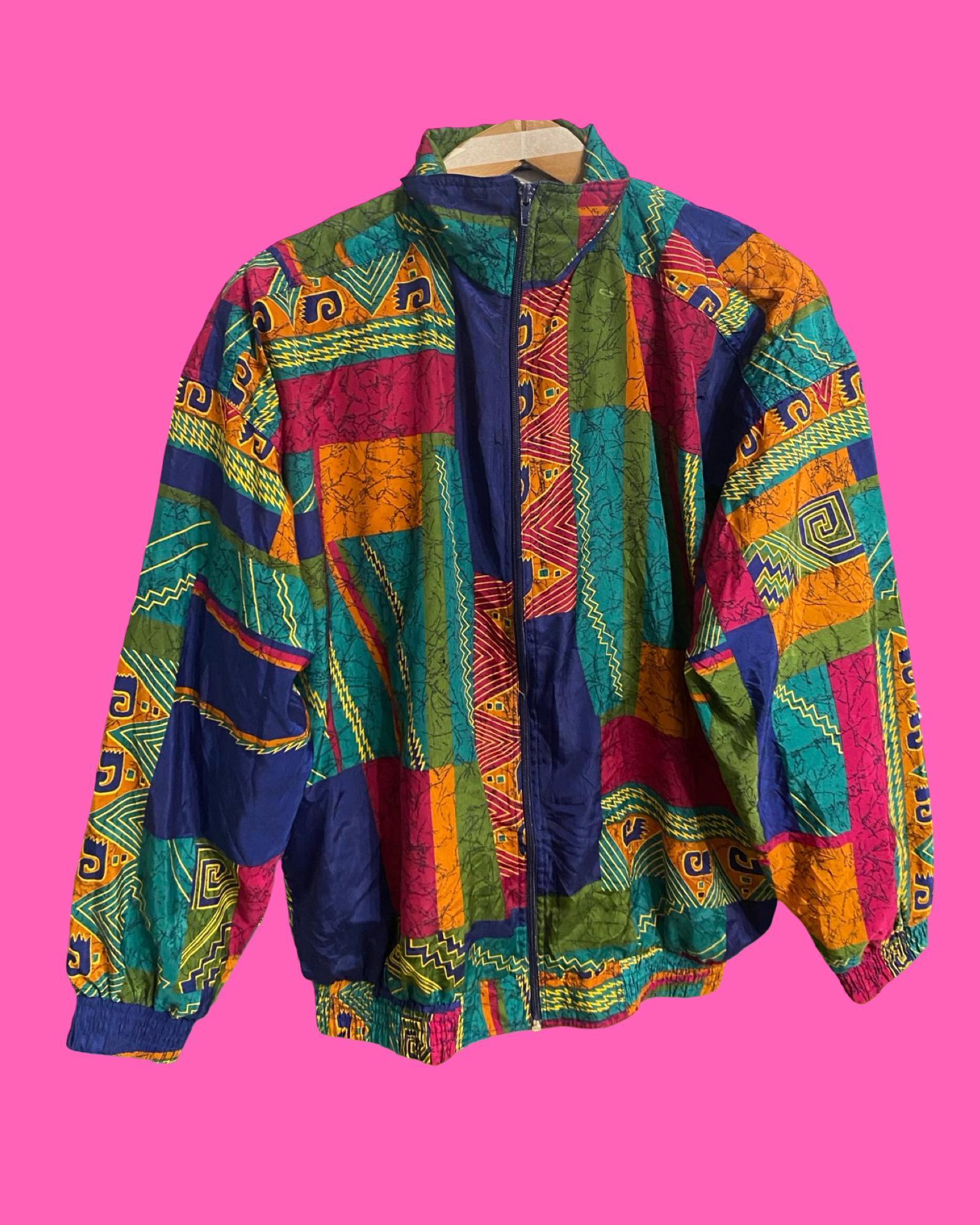 Vintage Multicolor Fantasy 90's Spring Jacket Unisex Size M
