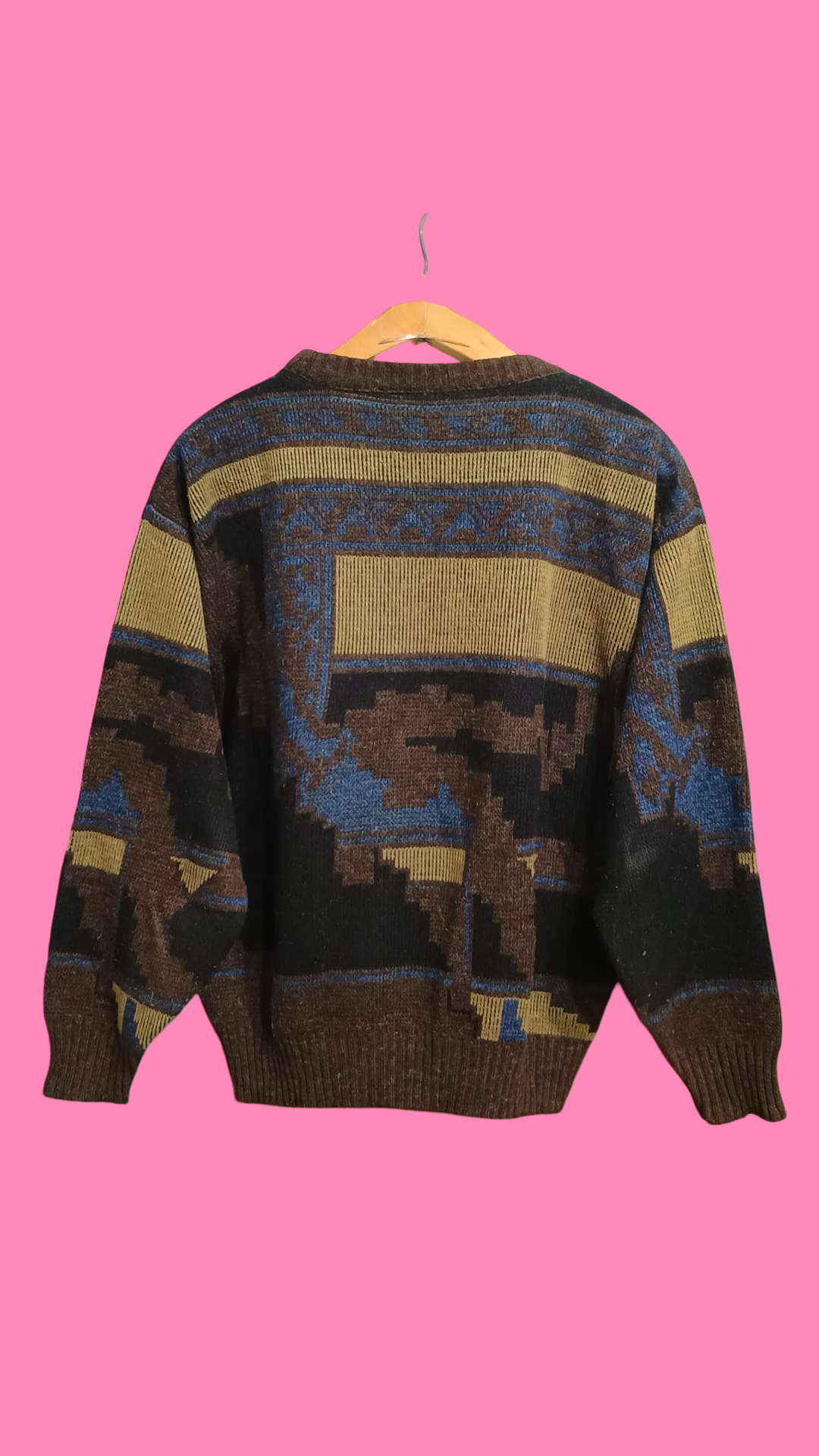 Vintage Multicolor Fantasy 90's Sweater Unisex Size M