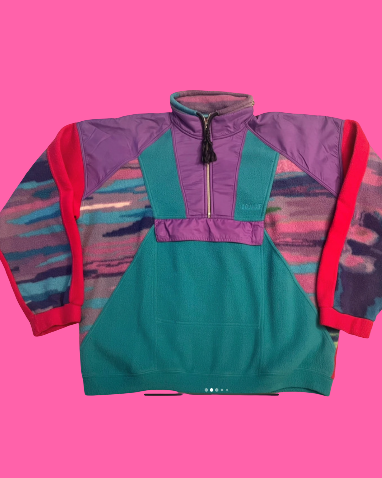 Vintage Multicolor Fantasy 90's Colmar Fleece Unisex Size L