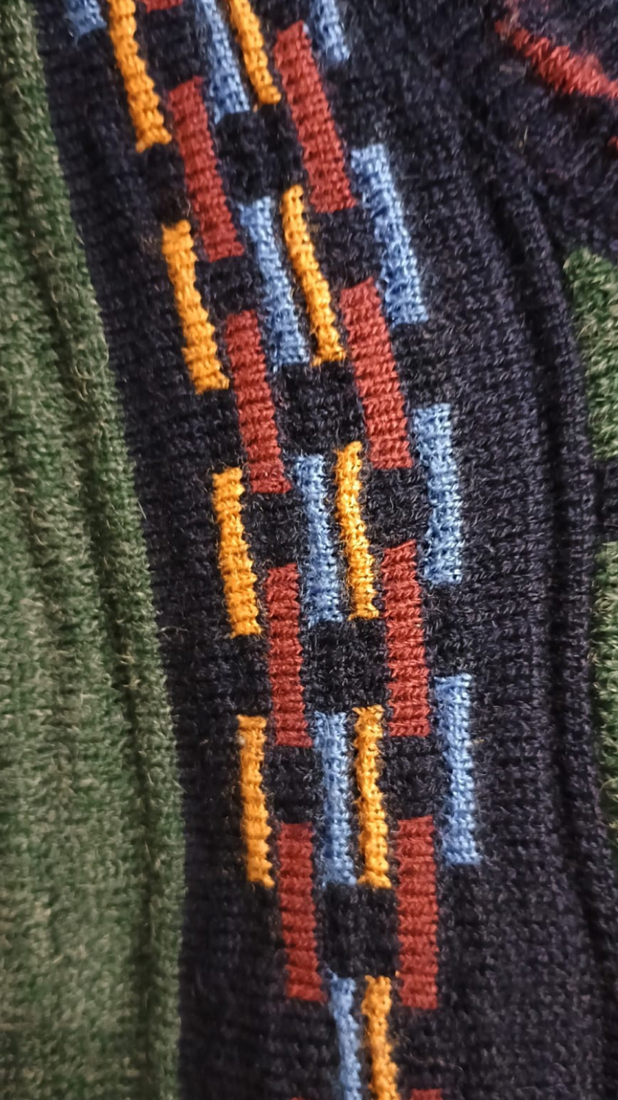 Maglione Vintage Multicolor A Fantasia Anni 90 Unisex Size XL