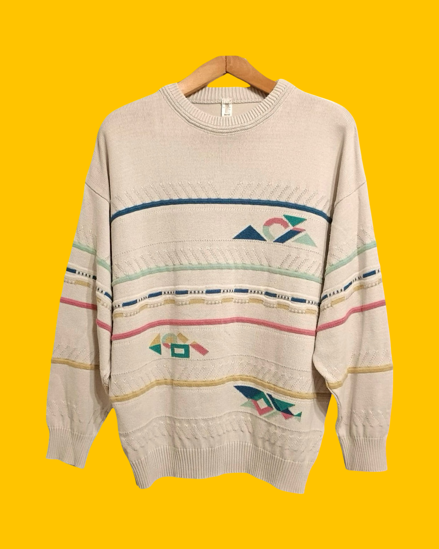 Vintage Multicolor Fantasy 90's Sweater Unisex Size L