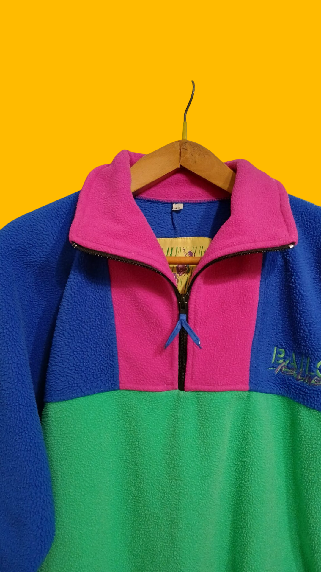 Vintage Multicolor Fantasy 90's Pile Sweatshirt Unisex Size L