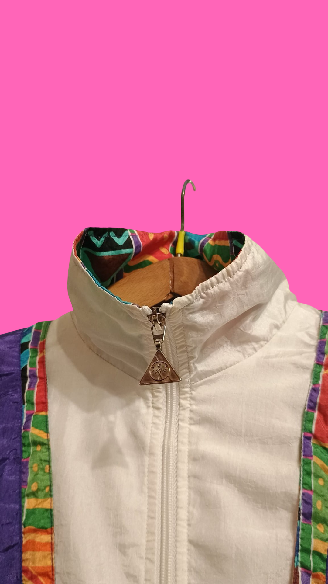 Vintage Multicolor Fantasy 90's Windbreaker Woman Size M