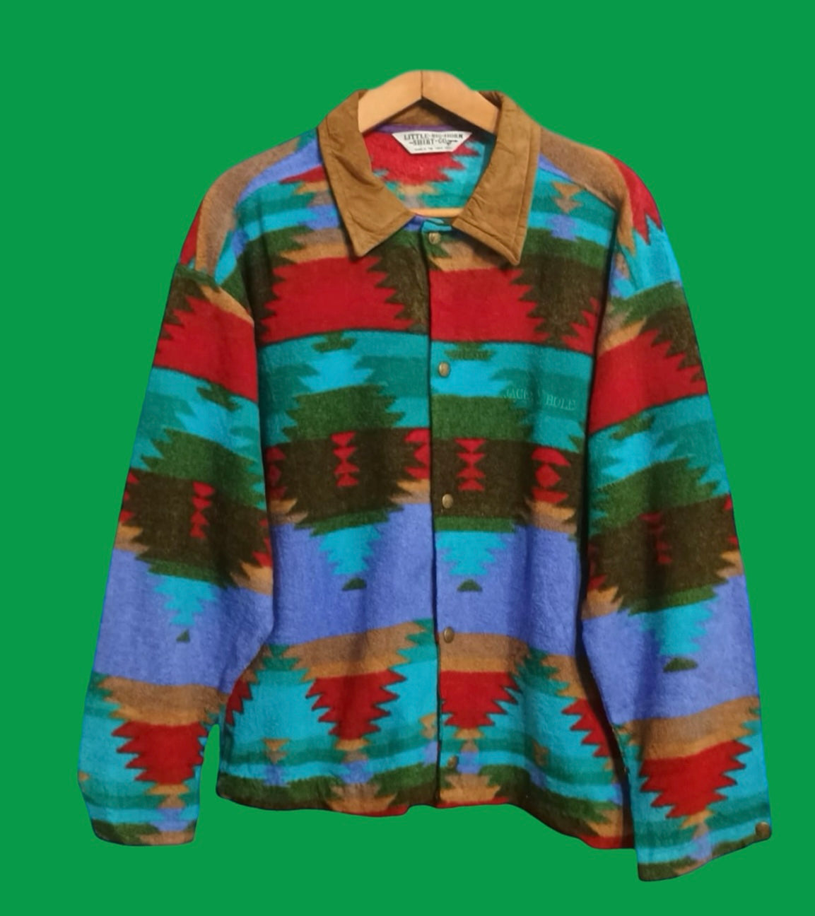 Vintage Multicolor Fantasy 90's Sweatshirt Jacket Unisex Size L