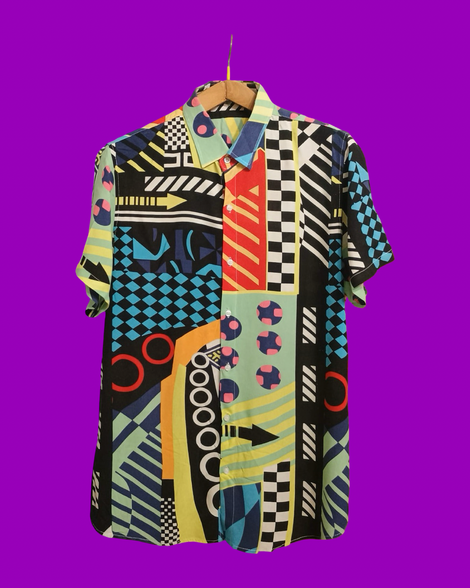 Vintage Multicolor Fantasy 90's Shirt Unisex Size L