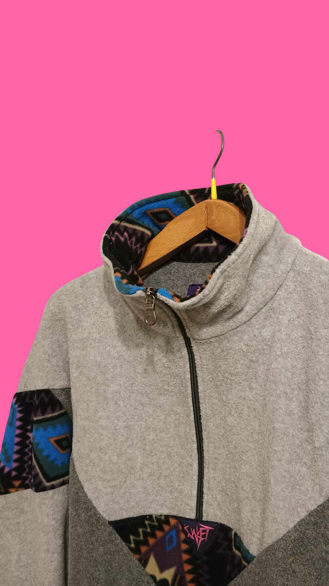 Vintage Multicolor Fantasy 90's Fleece Unisex Size XL