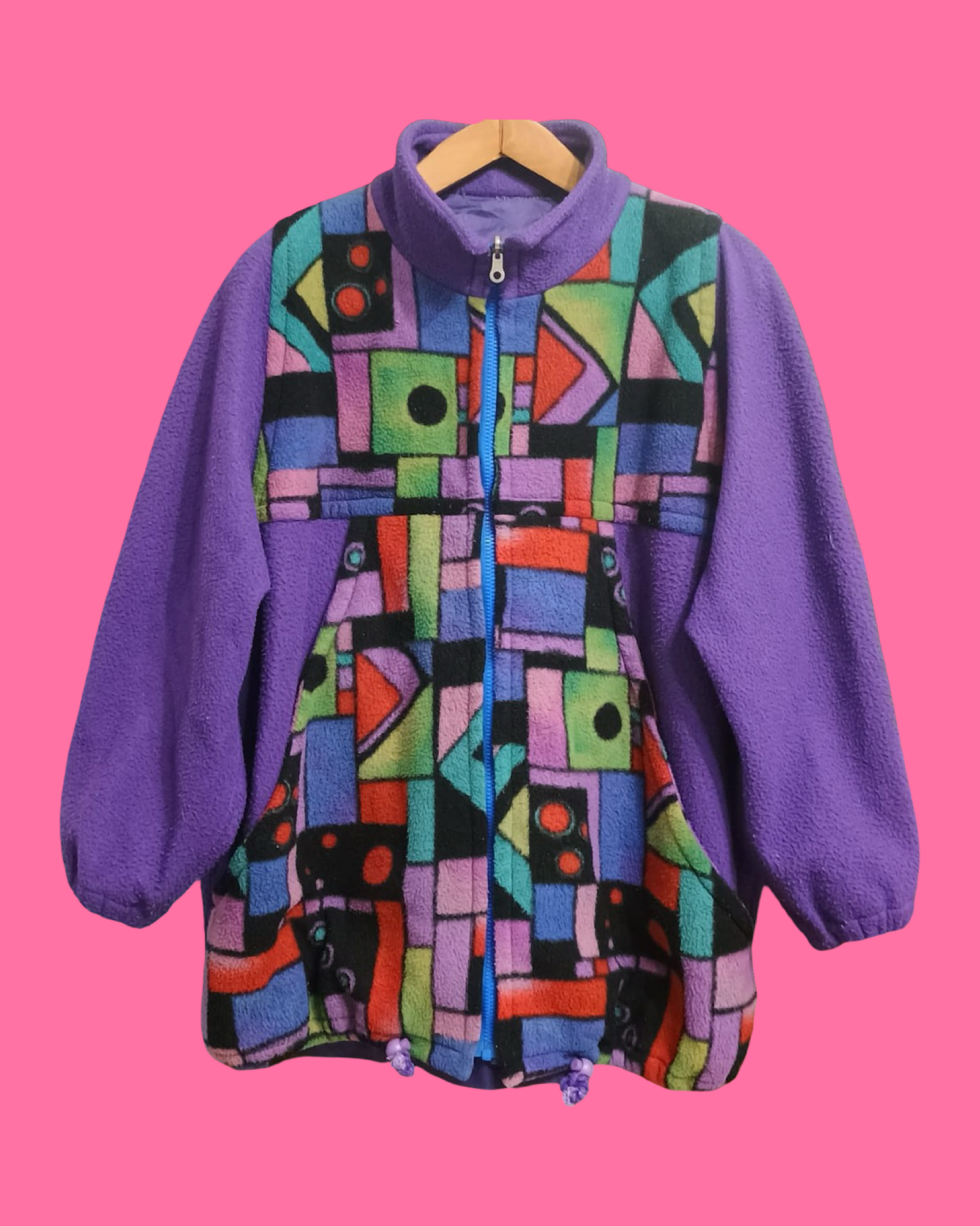 Vintage Multicolor Fantasy 90's Fleece Unisex Size XL