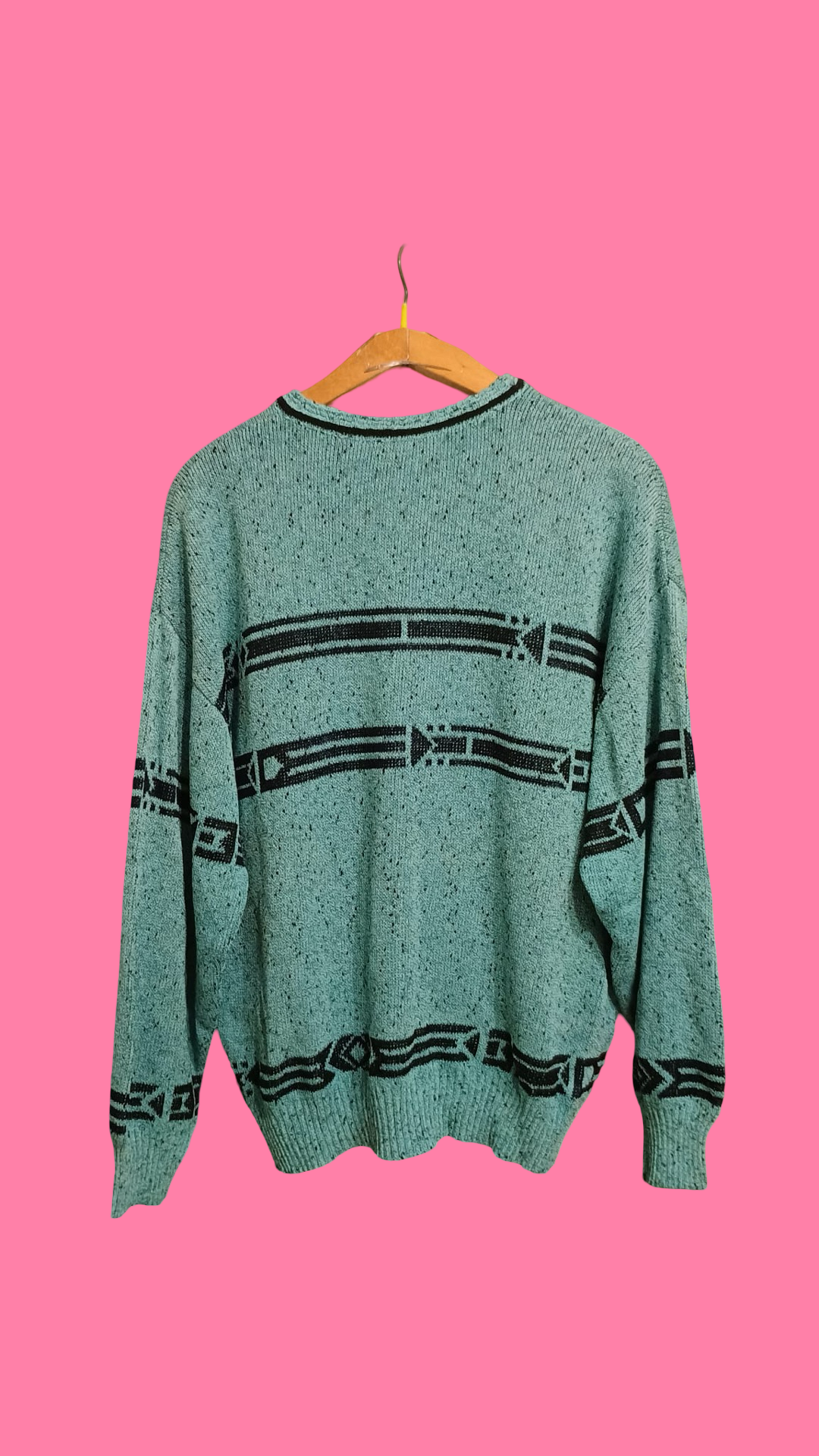 Vintage Multicolor Fantasy 90's Sweater Unisex Size L