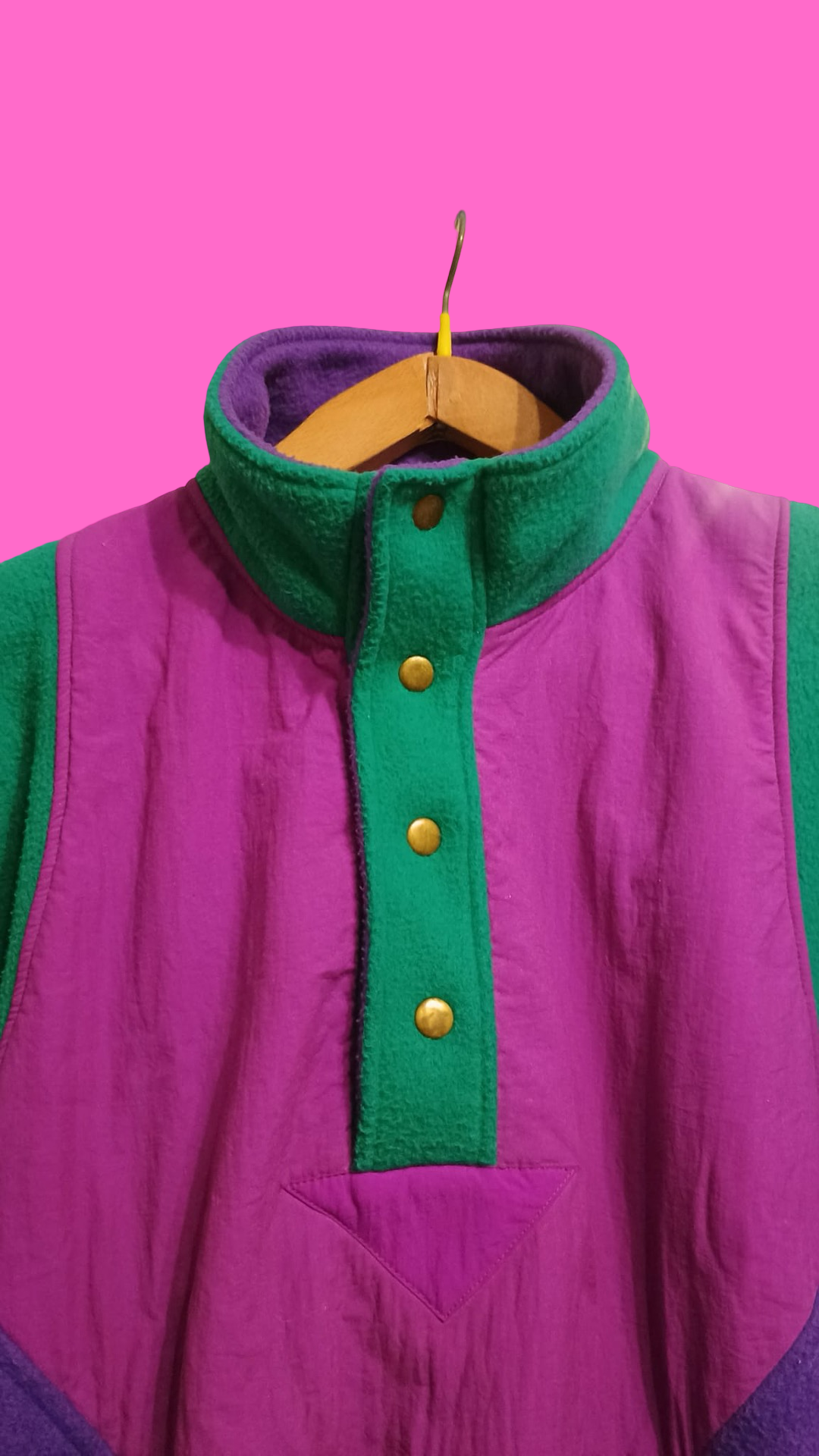 Vintage Multicolor Fantasy 90's Fleece Unisex Size L