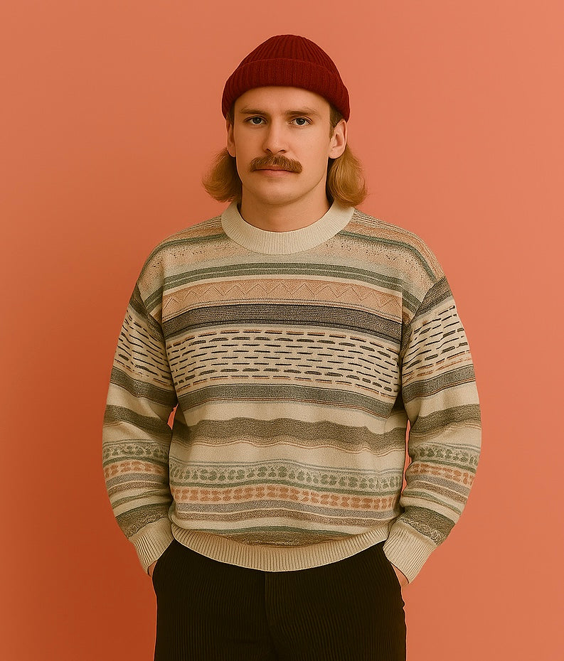 Vintage Multicolor Fantasy 90's Sweater Unisex Size M