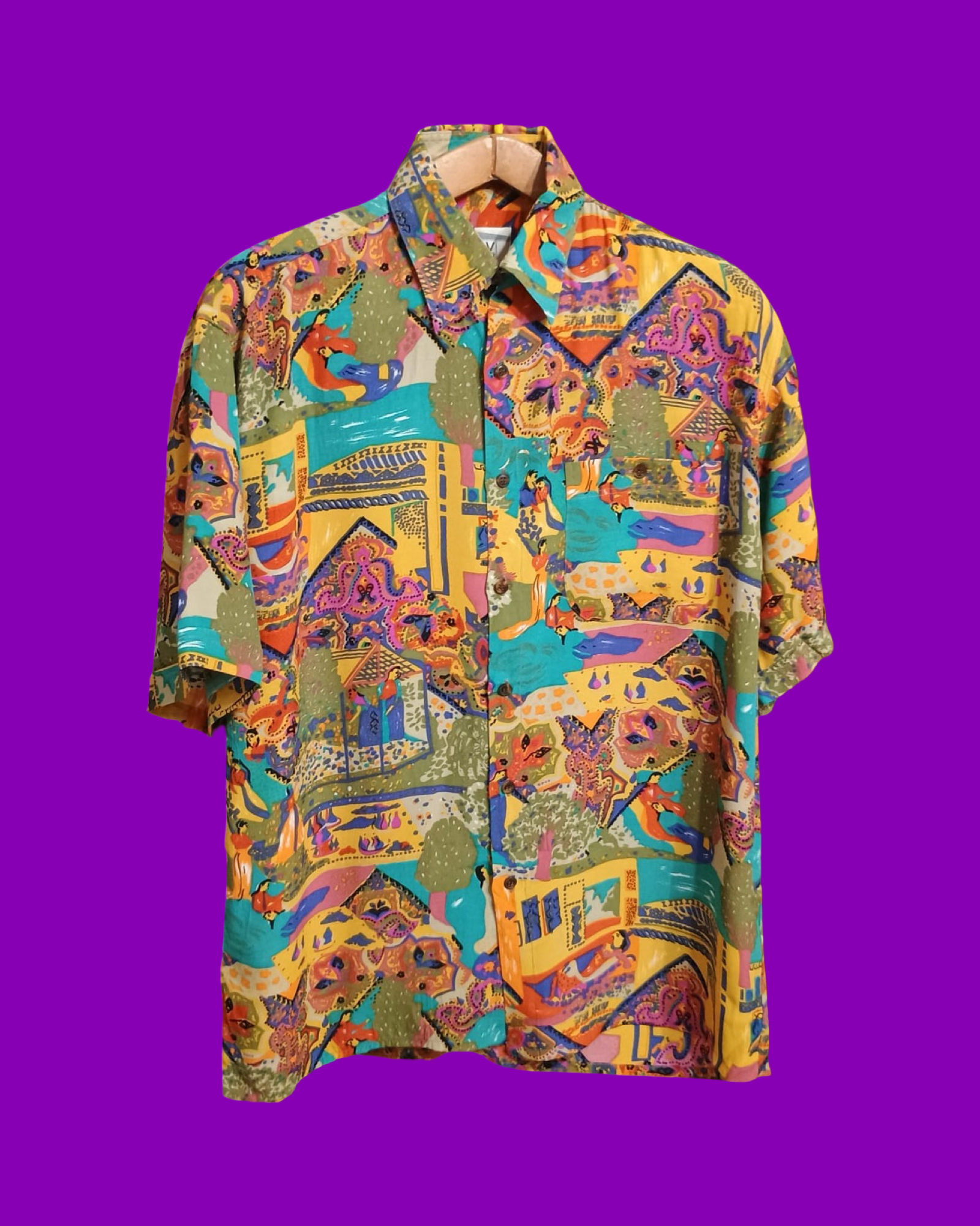 Vintage Multicolor Fantasy 90's Shirt Unisex Size XL