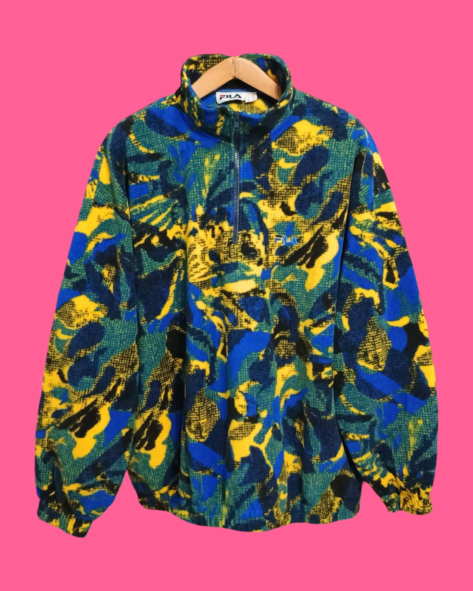 Vintage Multicolor Fantasy 90's Fila Fleece Unisex Size XL