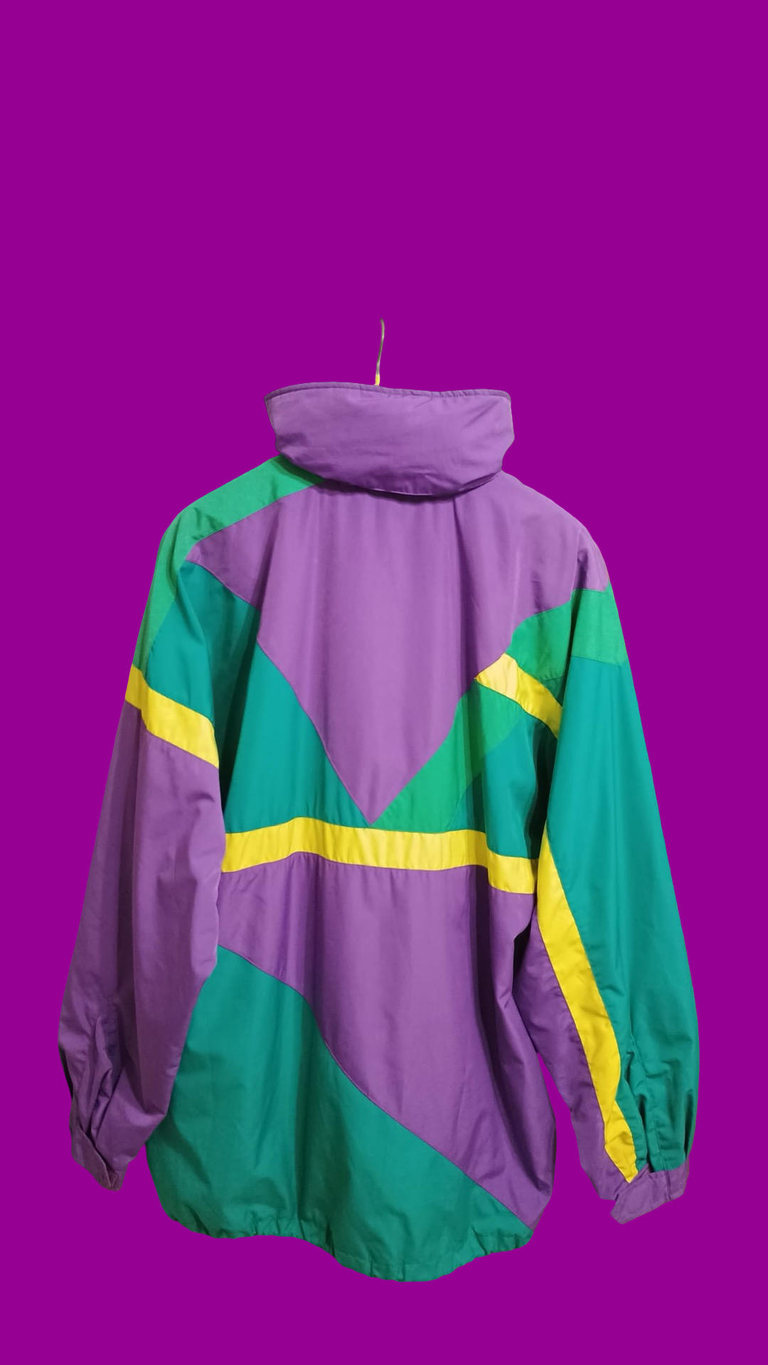 Vintage Multicolor Fantasy 90's Fila Soft Jacket Unisex Size XXL