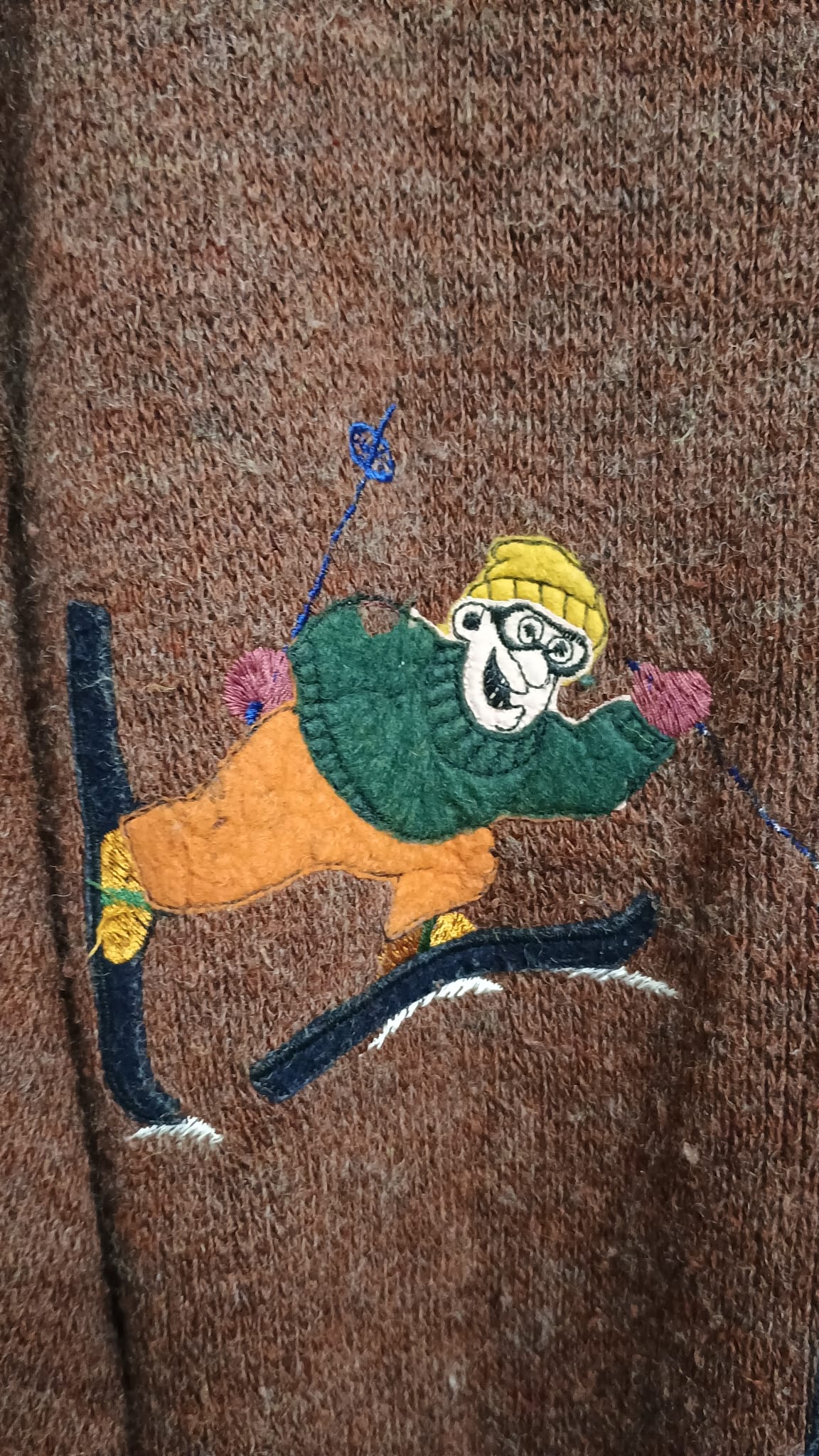 Vintage Multicolor Fantasy 90's Sweater Unisex Size L