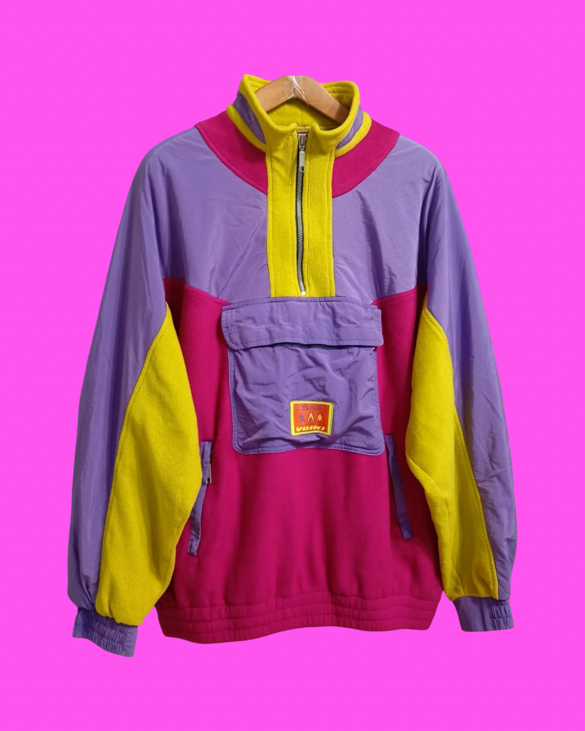 Vintage Multicolor Fantasy 90's Rare Fleece Unisex Size XL