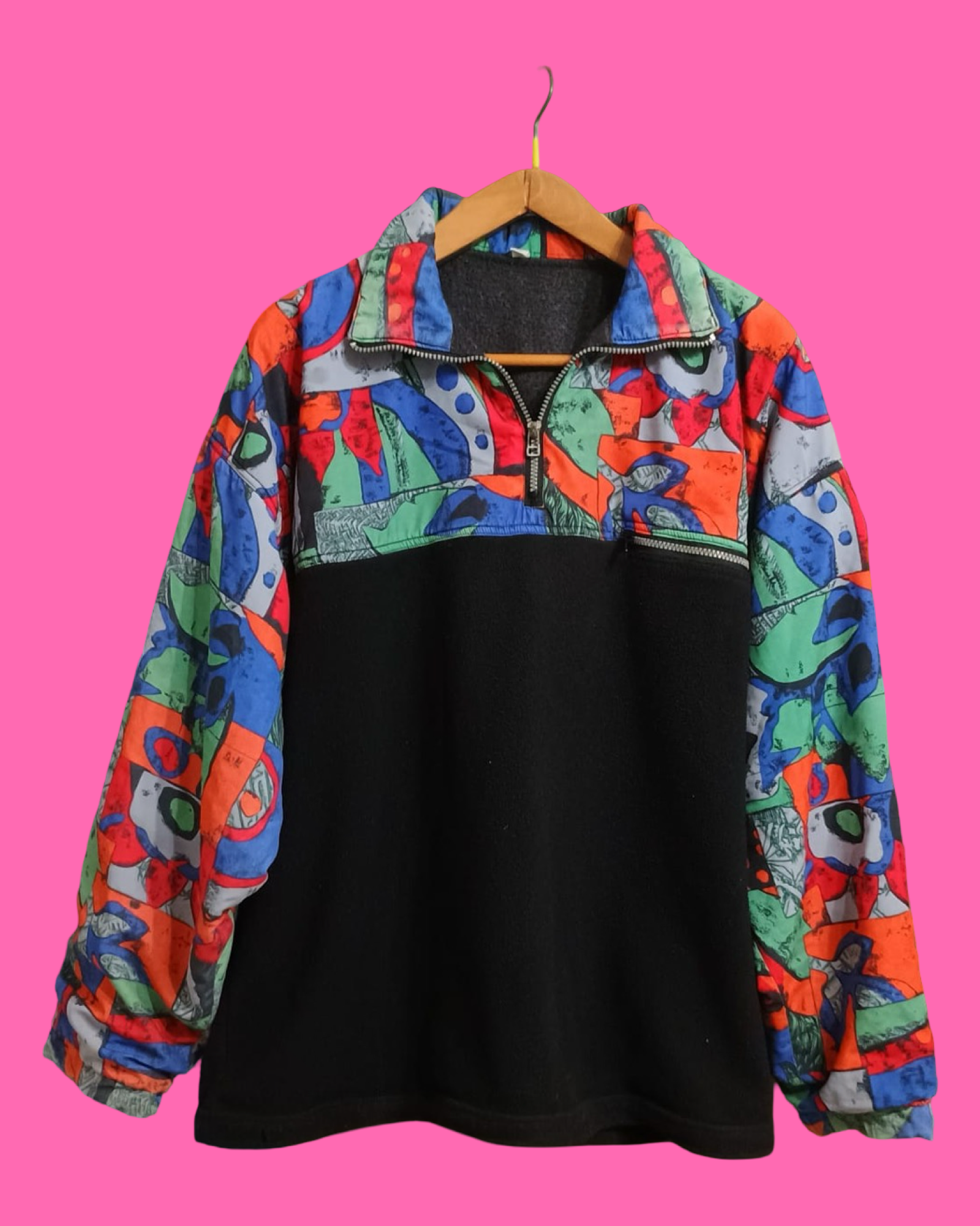 Vintage Multicolor Fantasy 90's Fleece Unisex Size XL