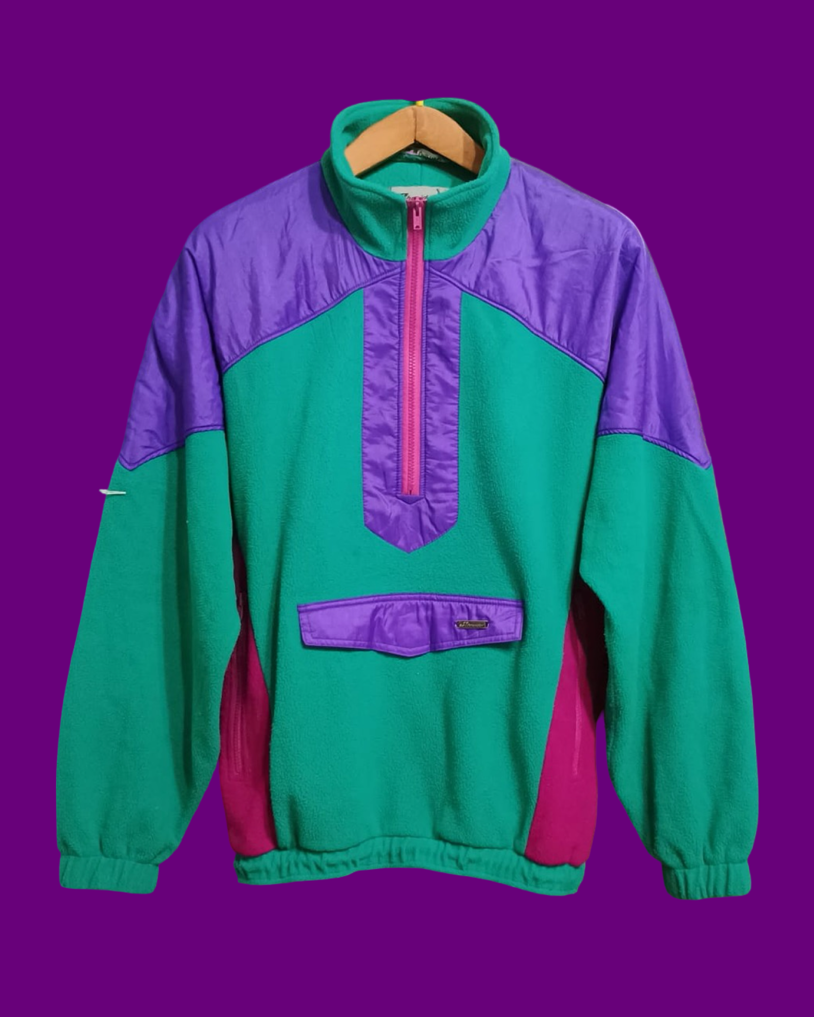 Vintage Multicolor Fantasy 90's Fleece Unisex Size L