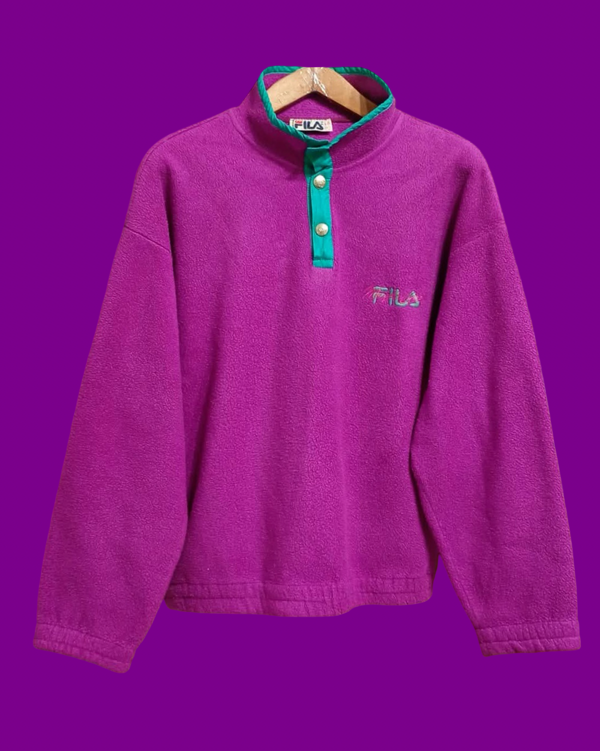 Vintage Multicolor Fantasy 90's Fleece Unisex Size M