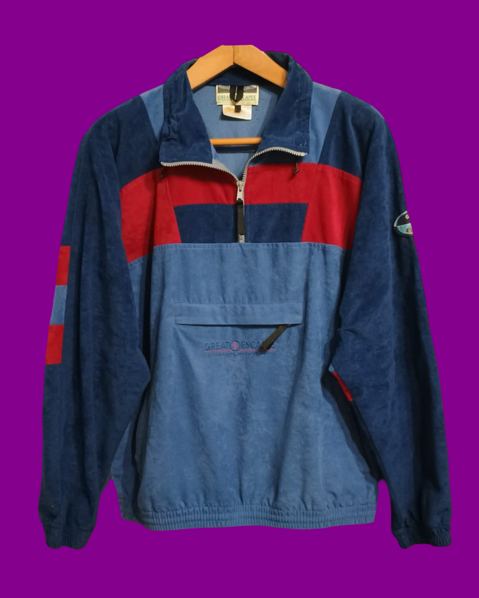 Vintage Multicolor Fantasy 90's Sweatshirt Unisex Size L