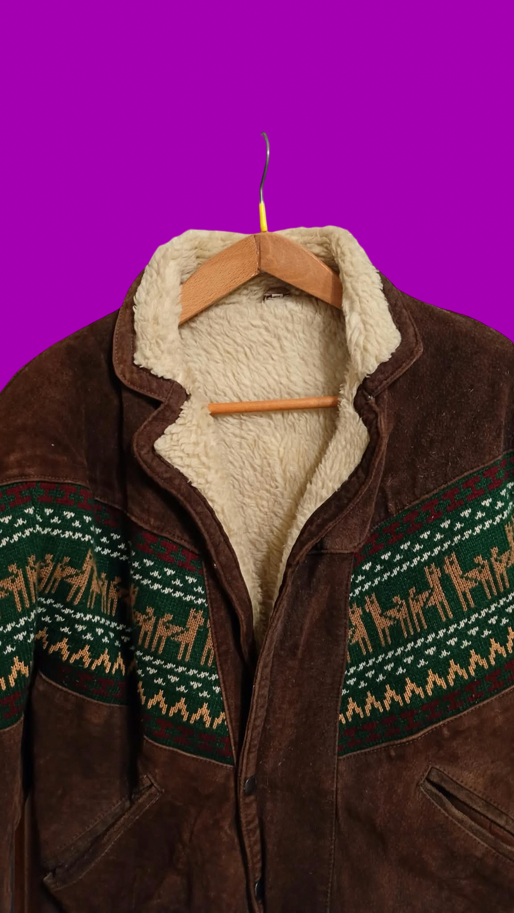 Vintage Brown 90's Jacket Unisex Size S