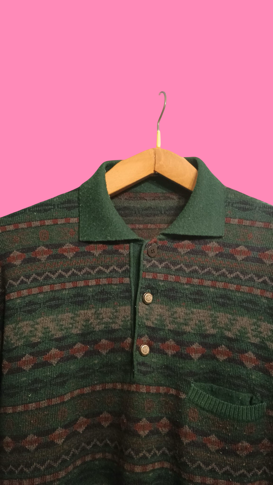 Vintage Multicolor Fantasy 90's Sweater Unisex Size M