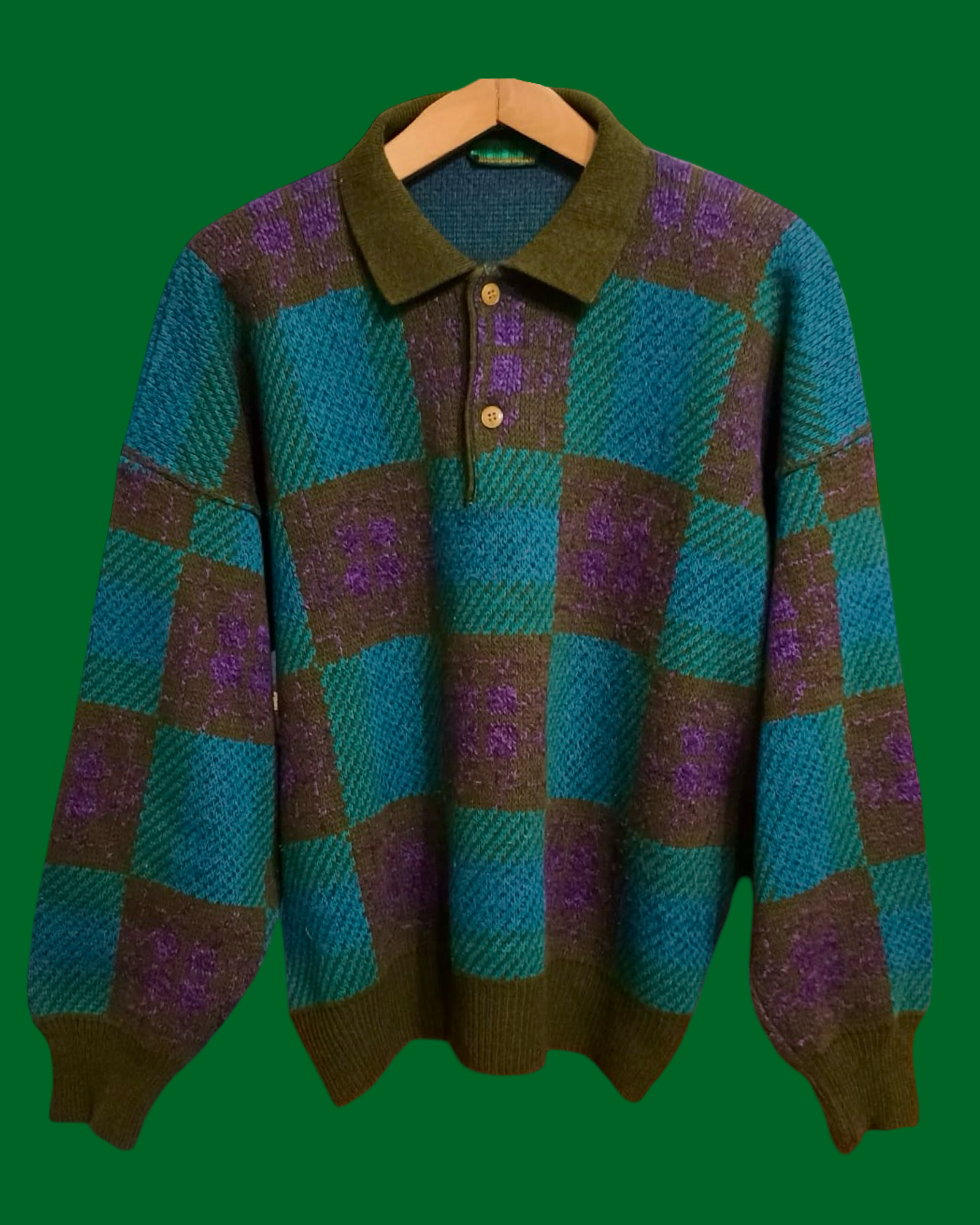 Vintage Multicolor Fantasy 90's Sweater Unisex Size M