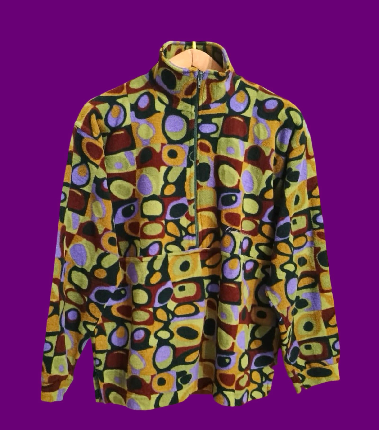 Vintage Multicolor Fantasy 90's Fleece Woman Size M
