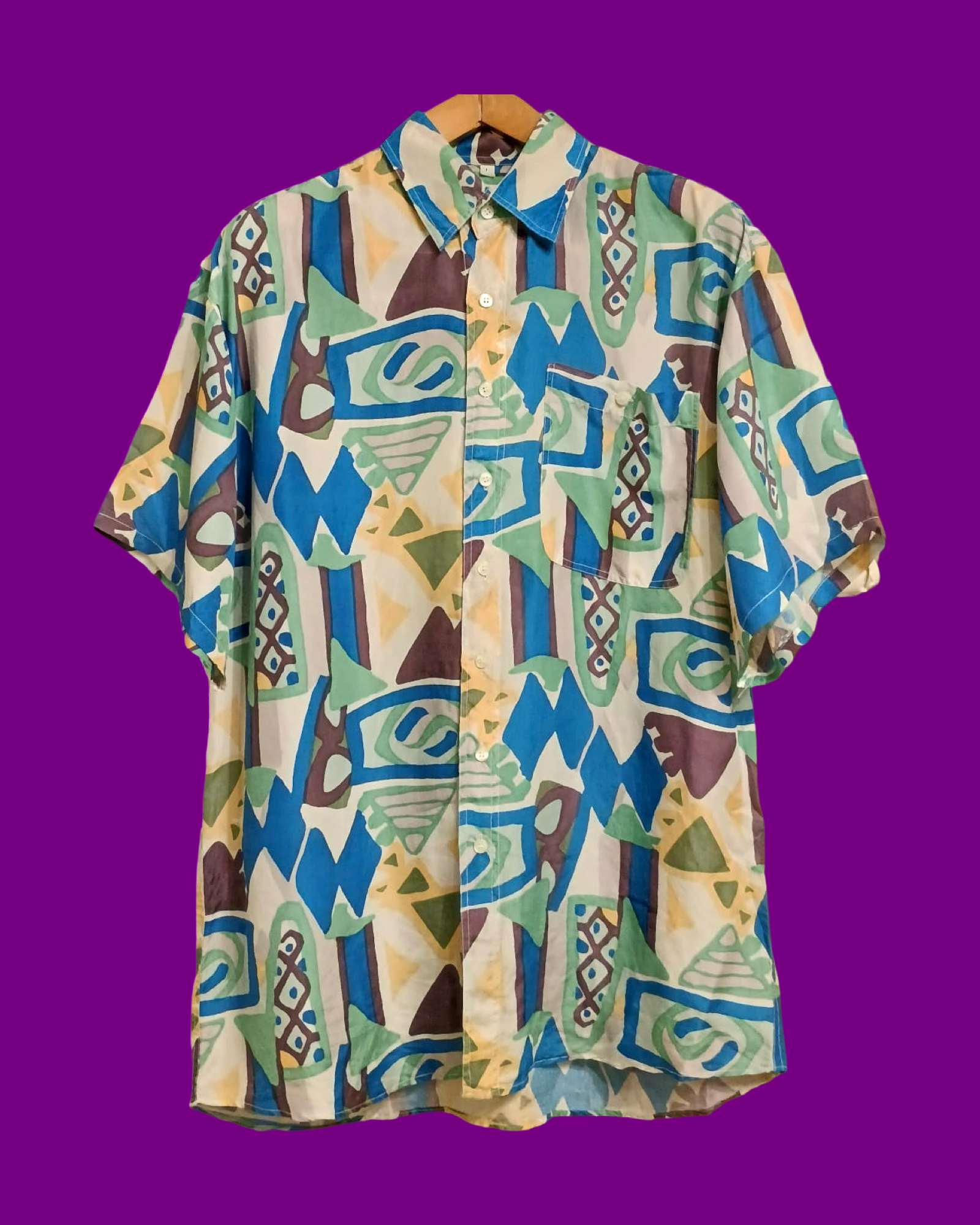 Vintage Multicolor Fantasy 90's Shirt Unisex Size L