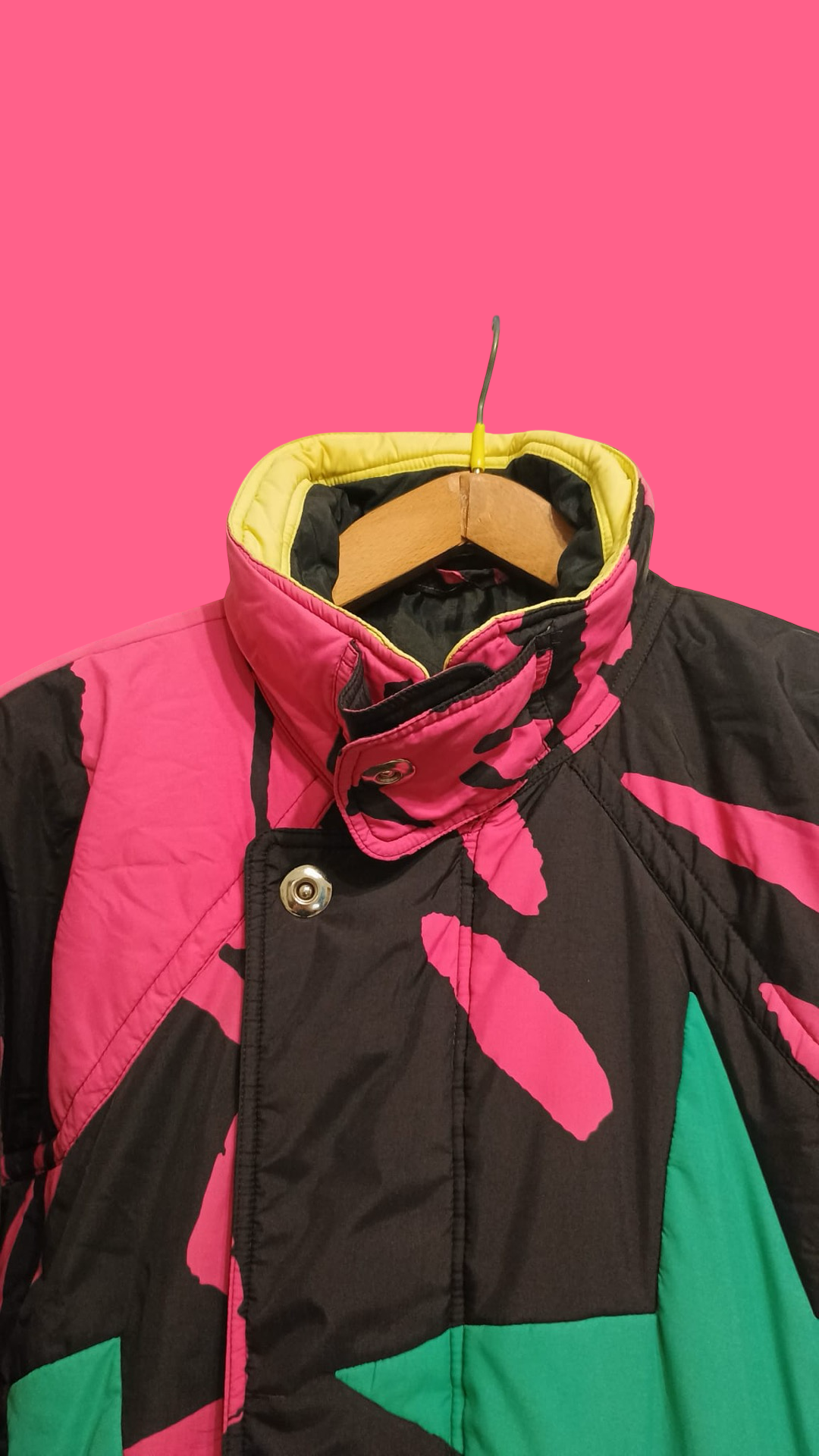Vintage Multicolor Fantasy 90's Snow Jacket Unisex Size M