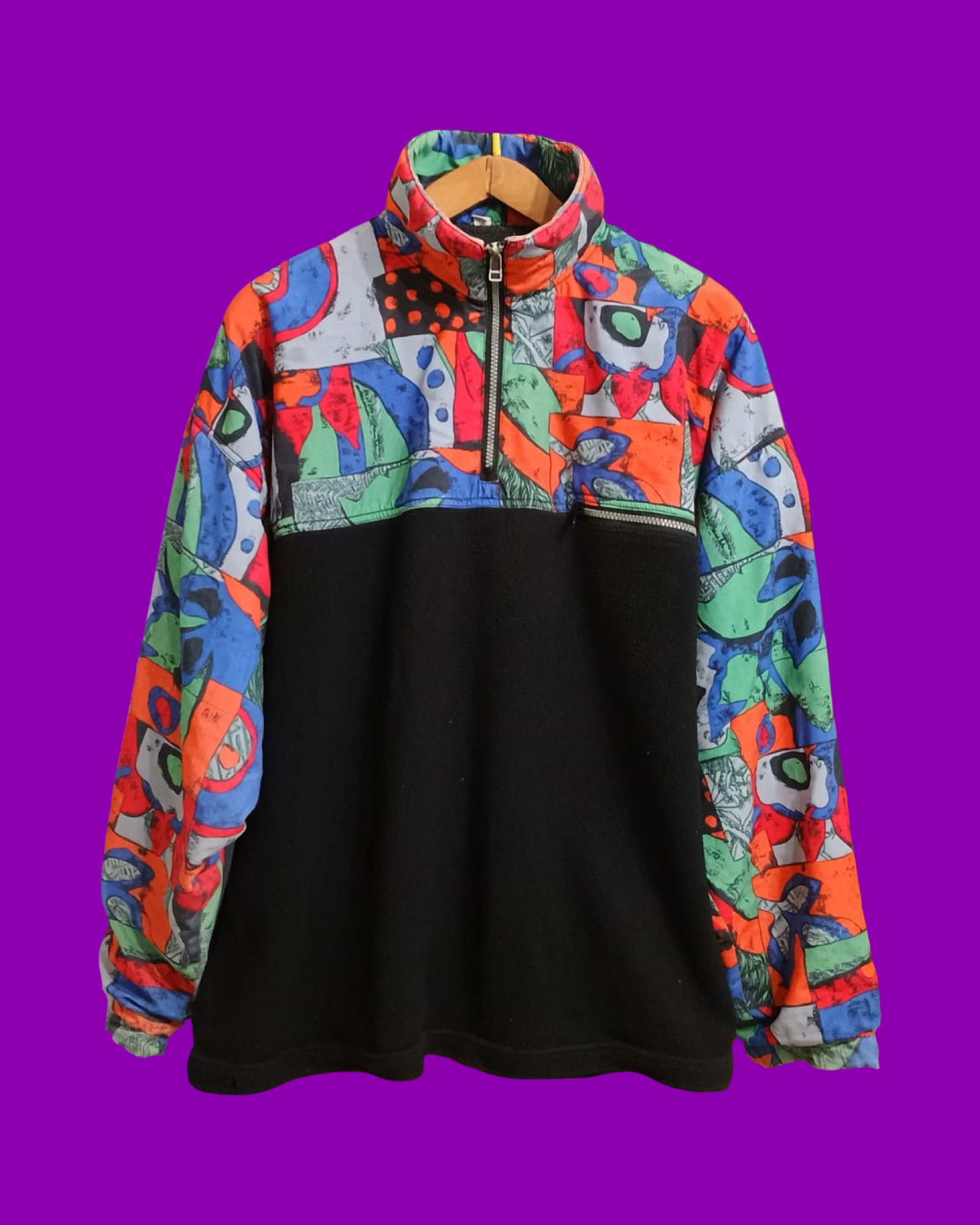 Vintage Multicolor Fantasy 90's Fleece Unisex Size XL