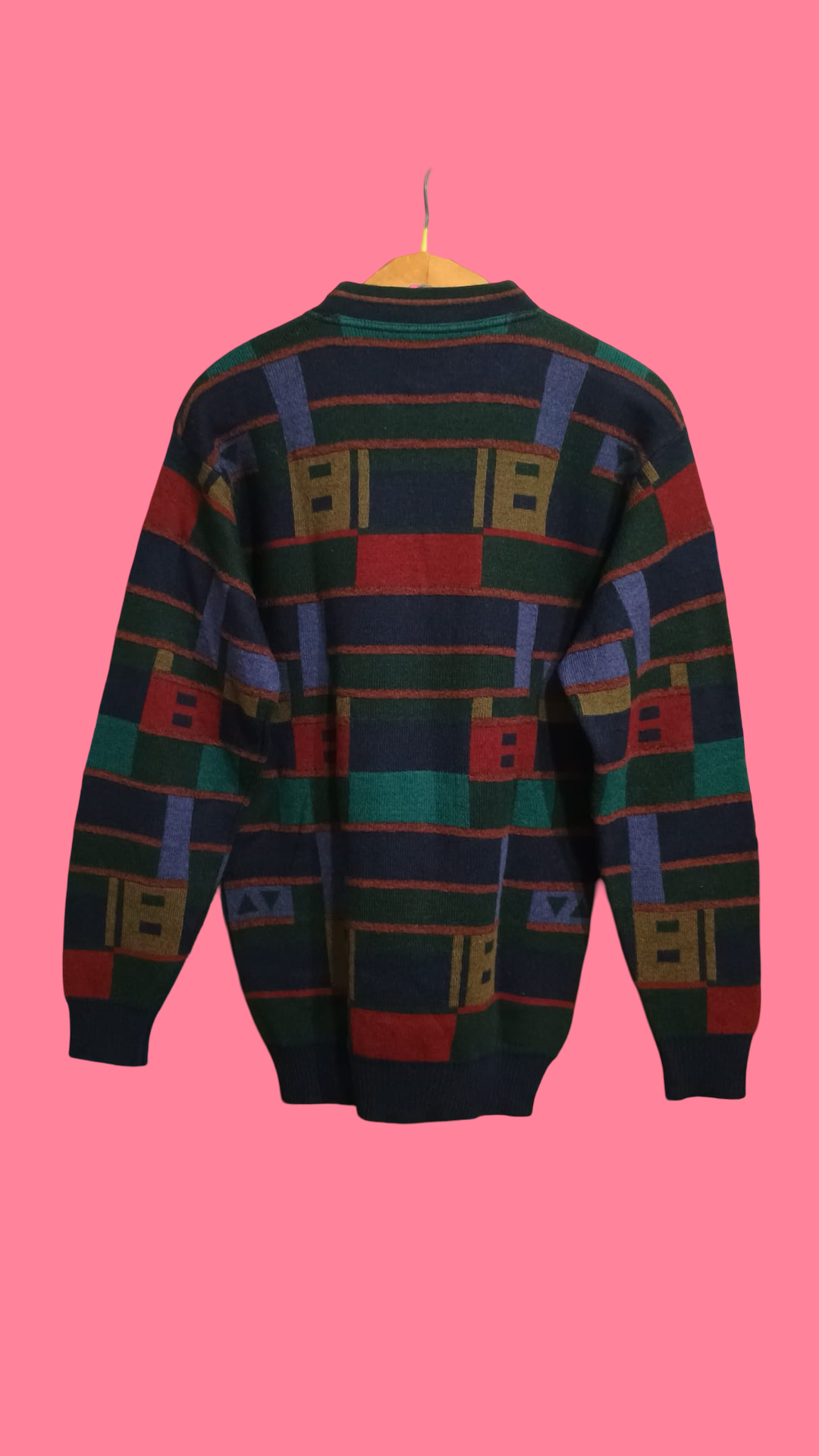 Vintage Multicolor Fantasy 90's Sweater Unisex Size L