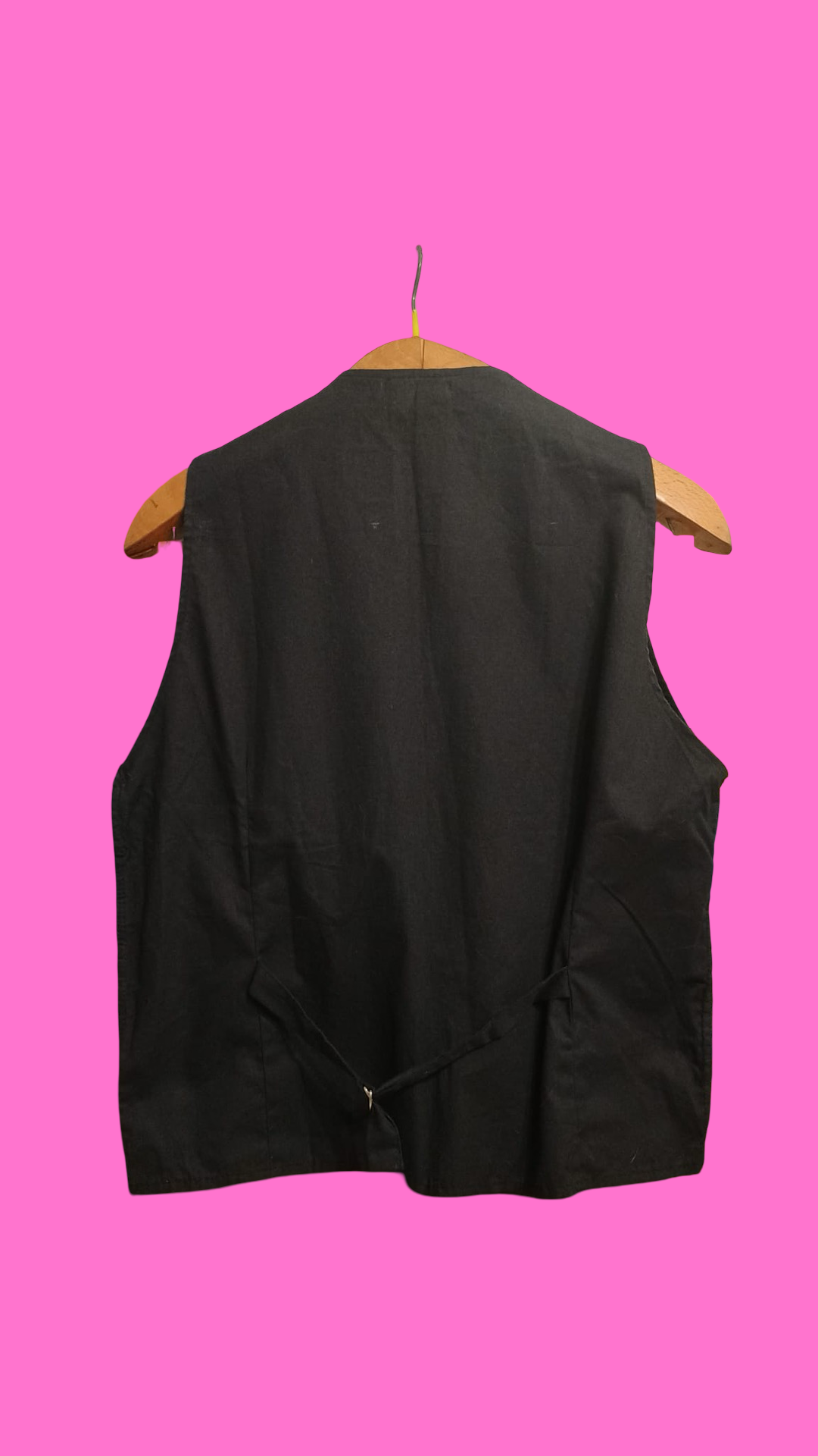 Vintage Green 90's Camoscio Gilet Unisex Size M