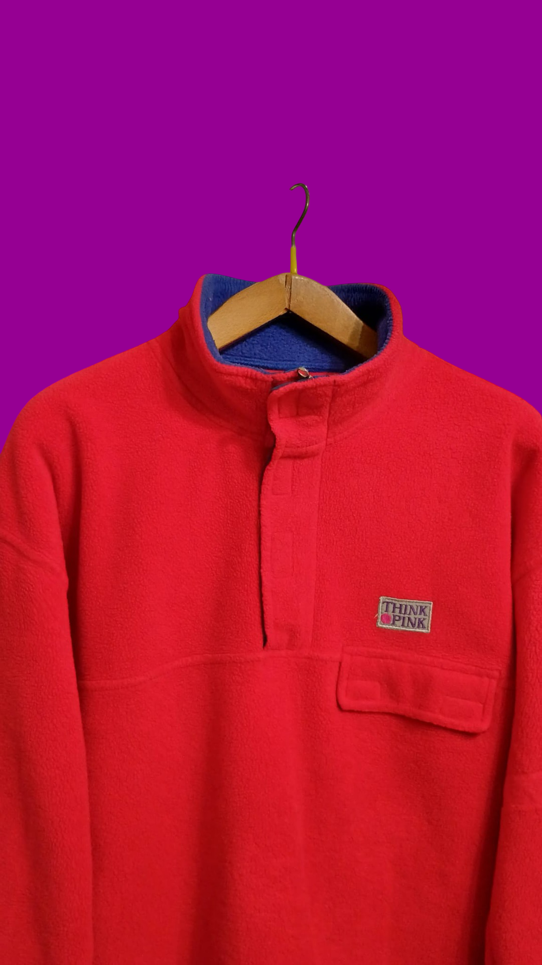 Vintage Multicolor Fantasy 90's Fleece Unisex Size L