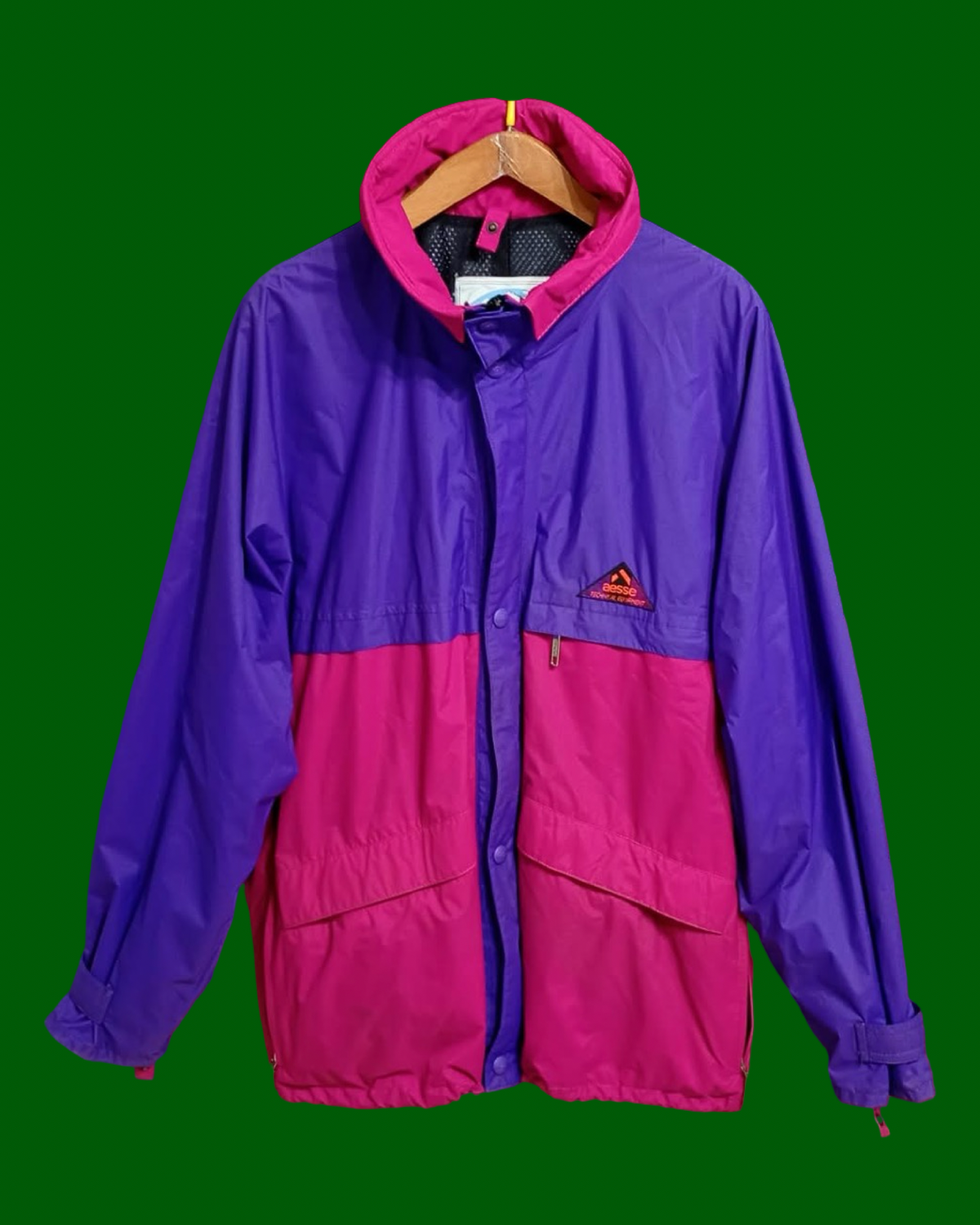 Vintage Multicolor Fantasy 90's Aesse Windbreaker Unisex Size L