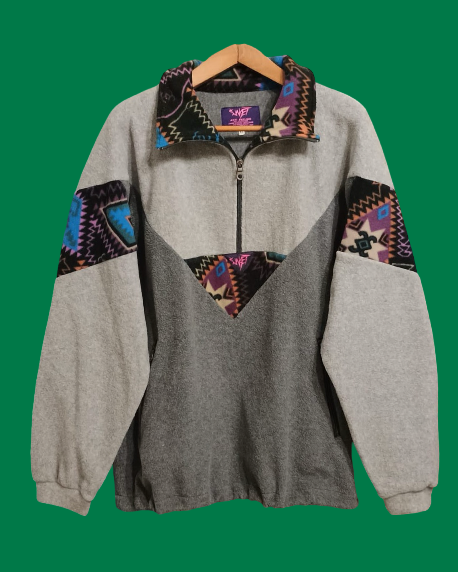 Vintage Multicolor Fantasy 90's Fleece Unisex Size XL