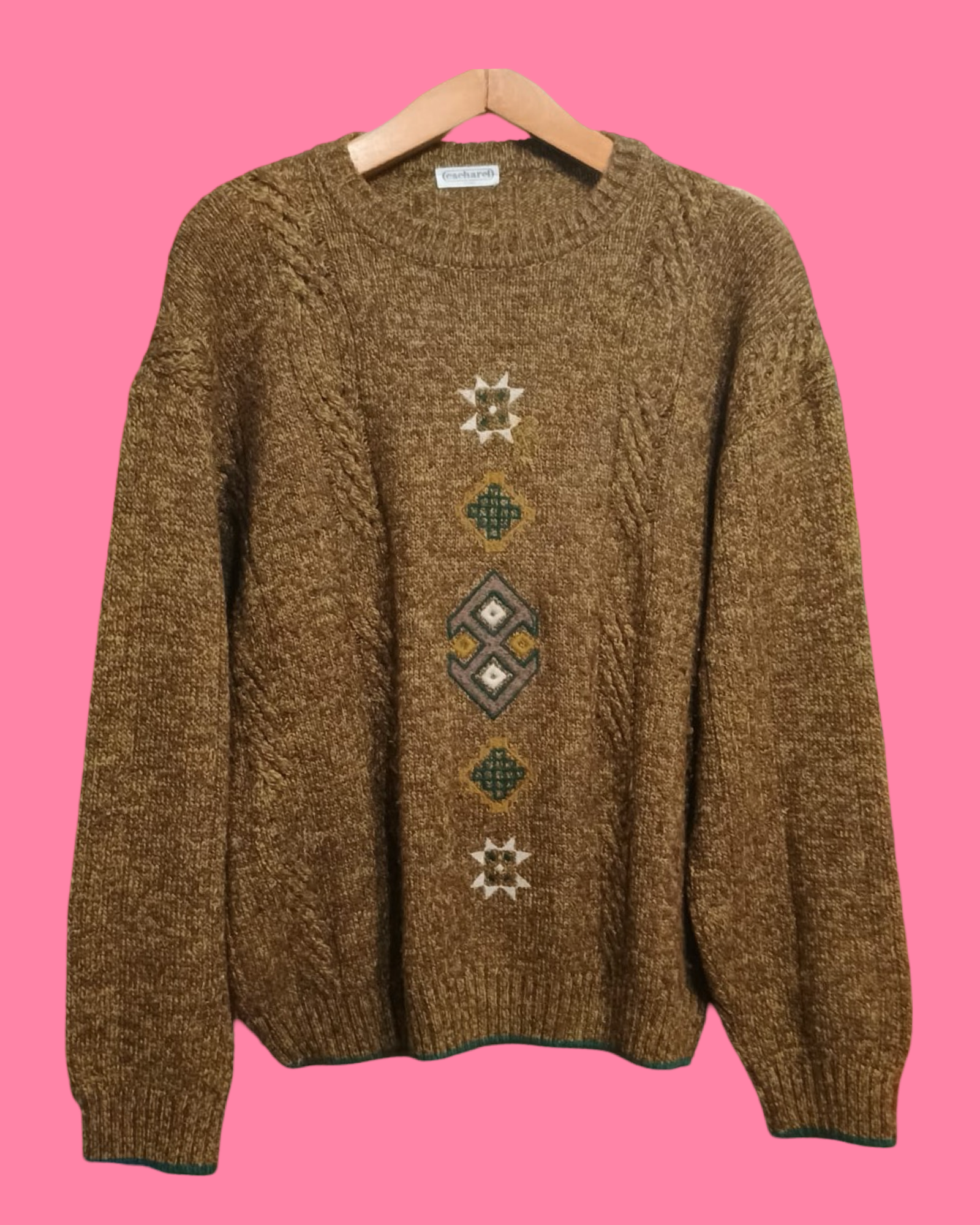 Vintage Multicolor Fantasy 90's Sweater Unisex Size M