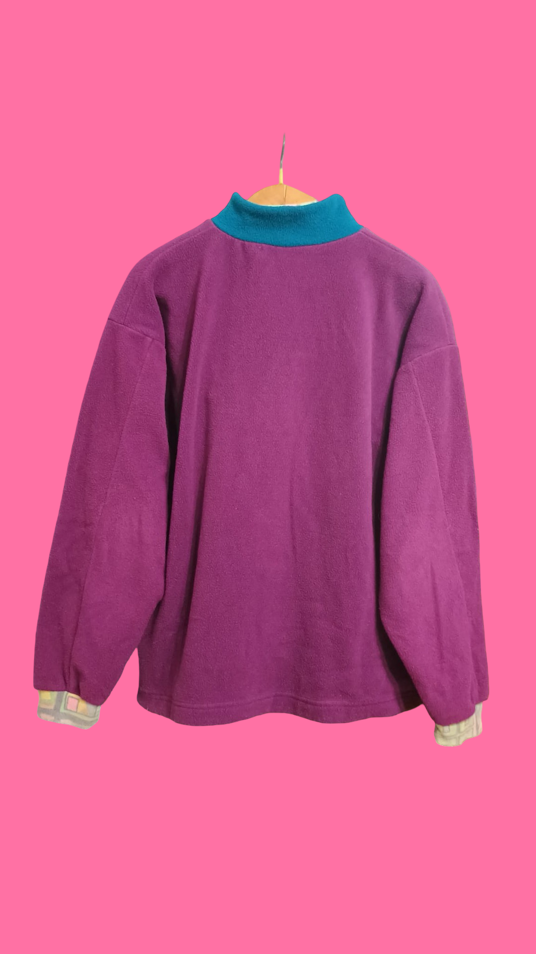 Vintage Multicolor Fantasy 90's Fleece Unisex Size L