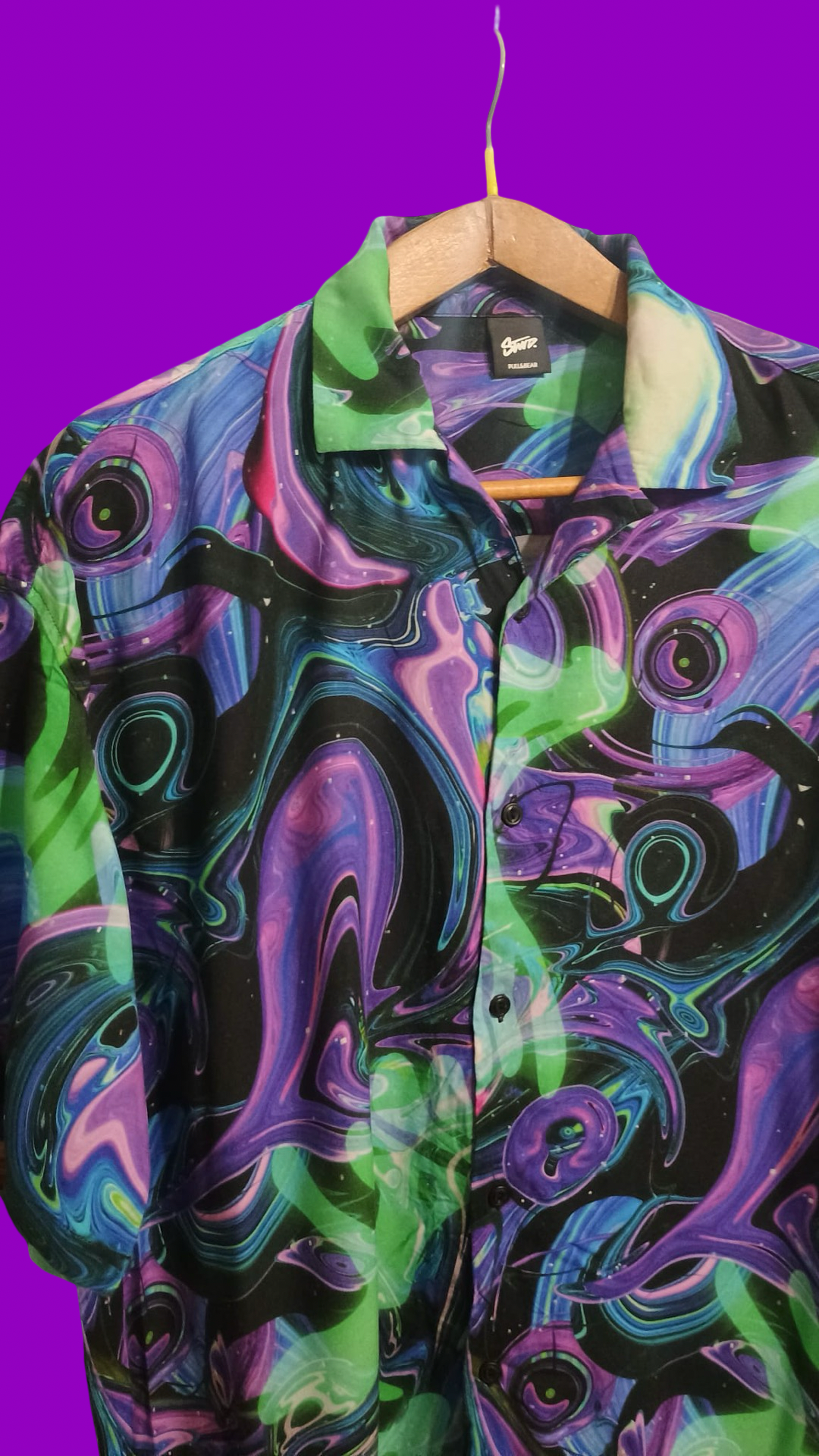 Vintage Style Multicolor Fantasy Shirt Unisex Size L