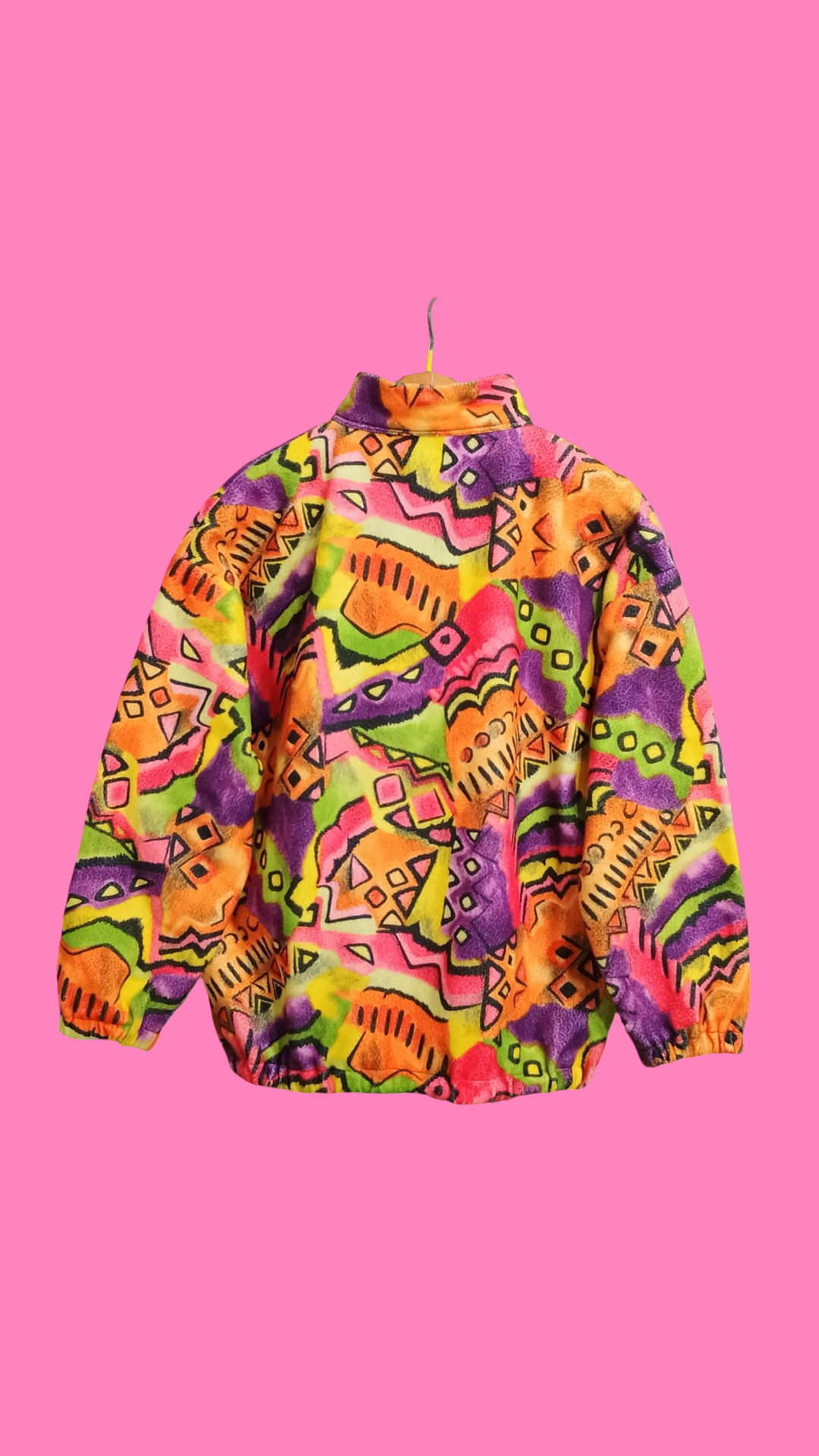 Vintage Multicolor Fantasy 90's Fleece Unisex Size M
