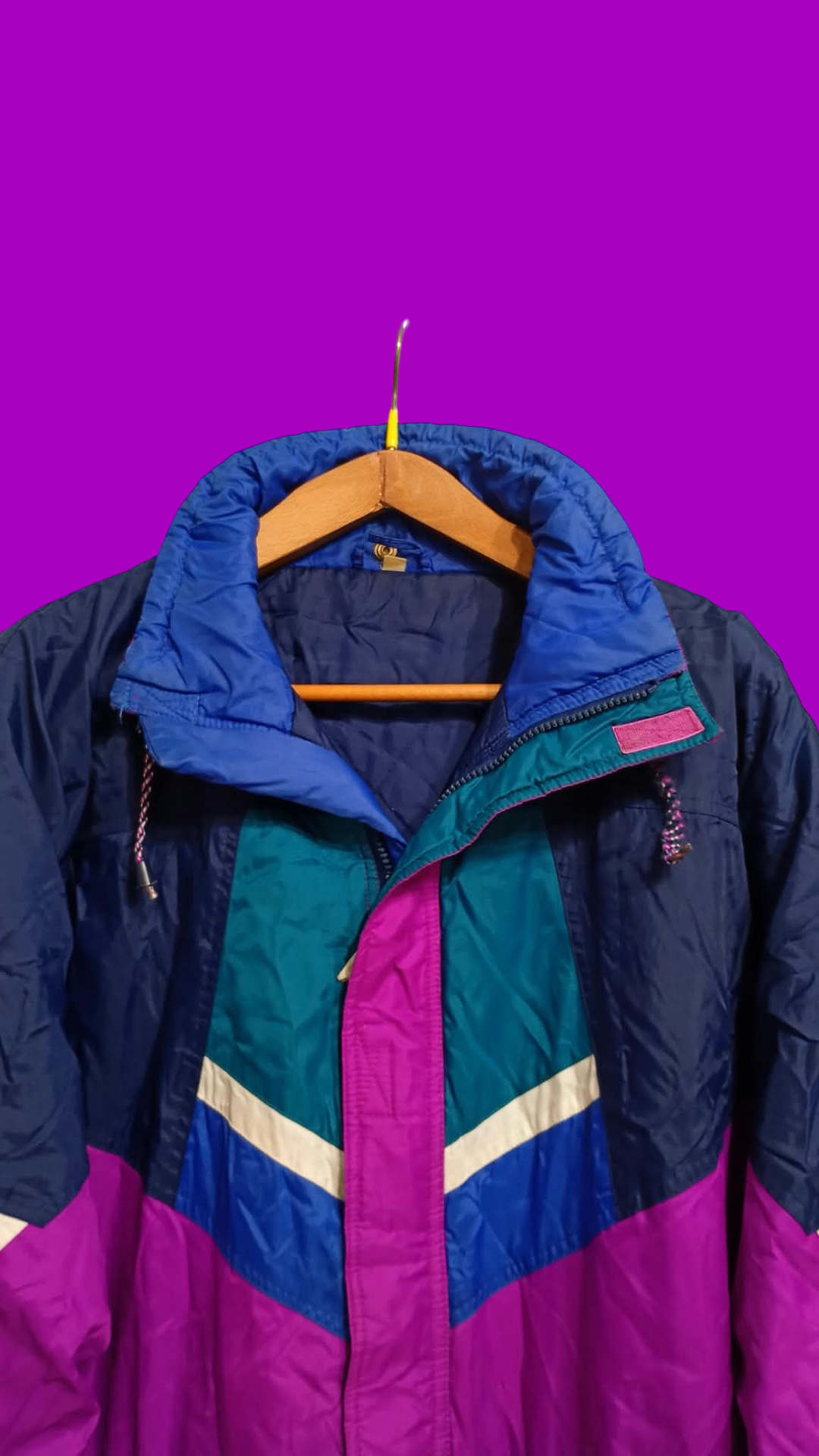 Vintage Multicolor Fantasy 90's Rare Snow Jacket Unisex Size XL