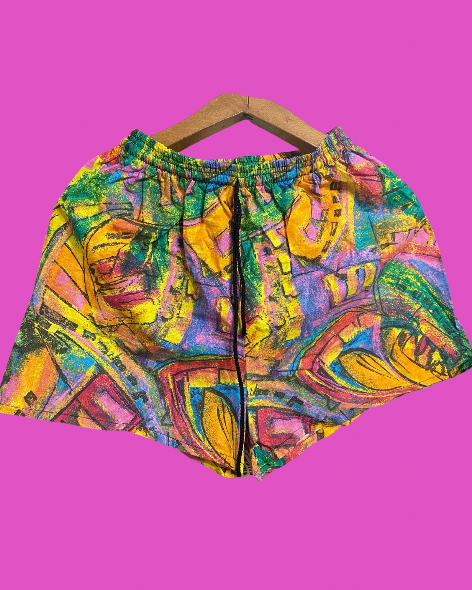 Vintage Multicolor Fantasy 90's Swimming Suit Unisex Size M