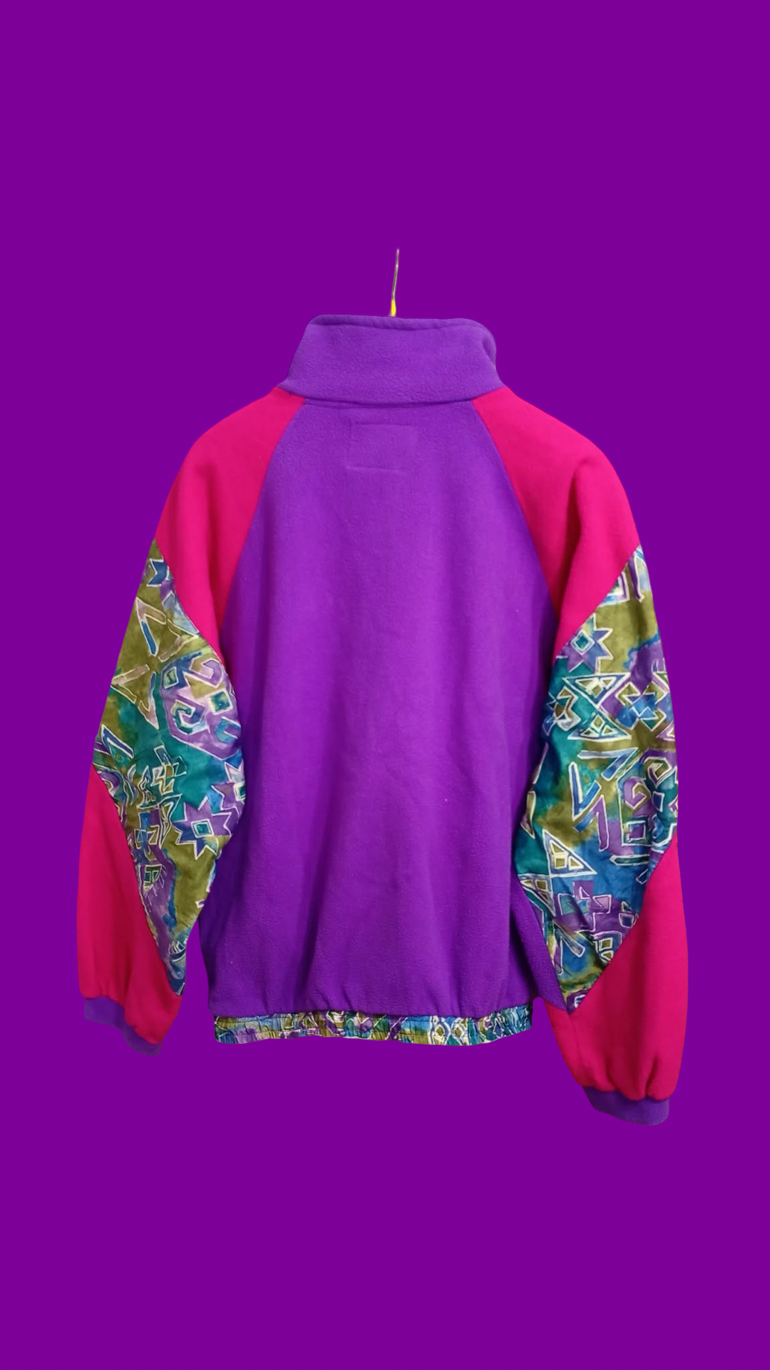 Vintage Multicolor Fantasy 90's Fleece Unisex Size M