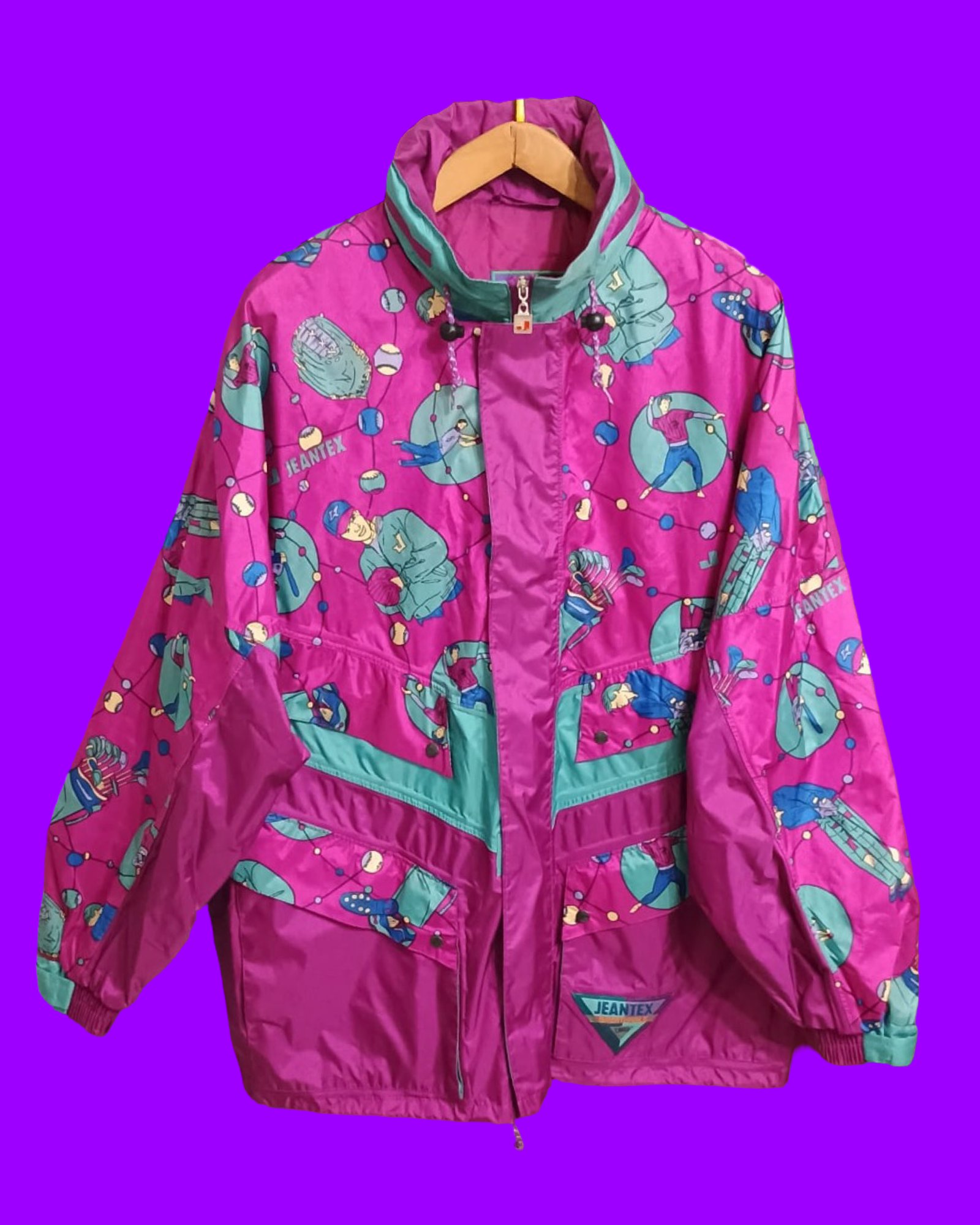Vintage Multicolor Fantasy 90's Jacket Unisex Size XL