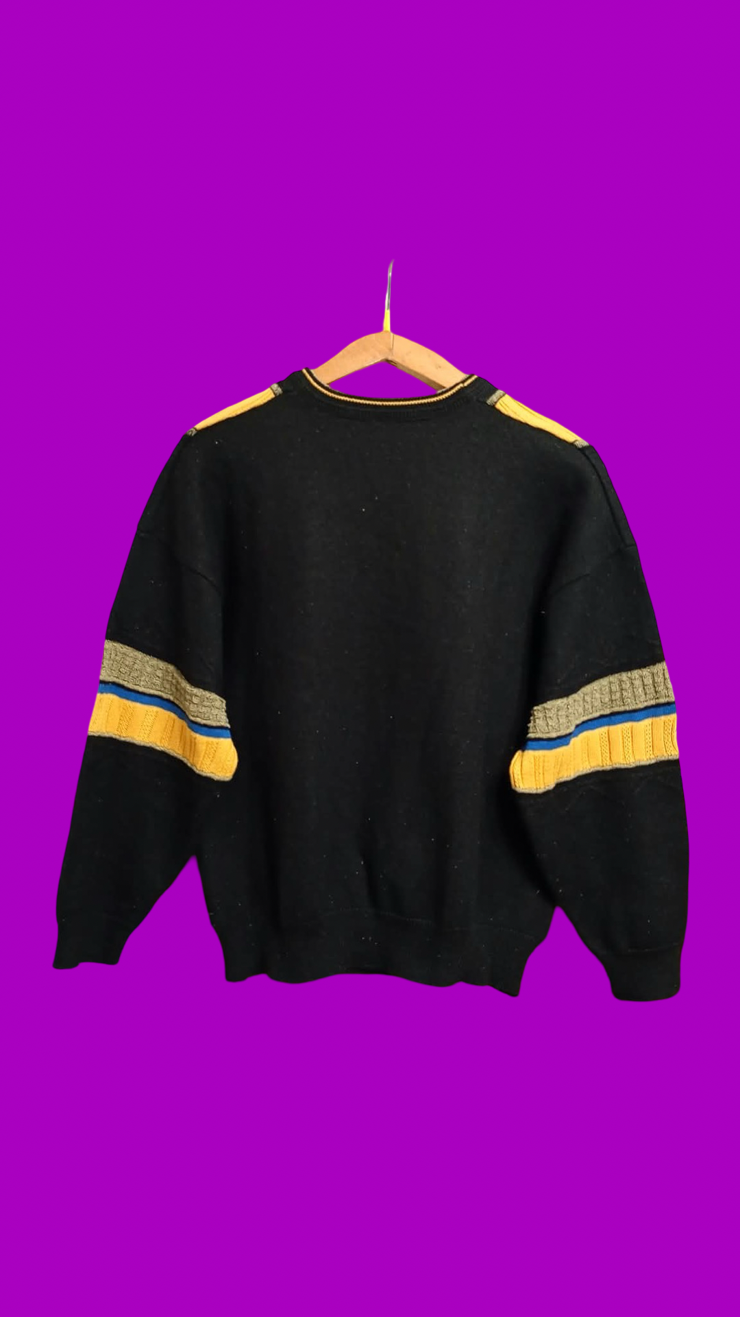Vintage Multicolor Fantasy 90's Sweater Woman Size S