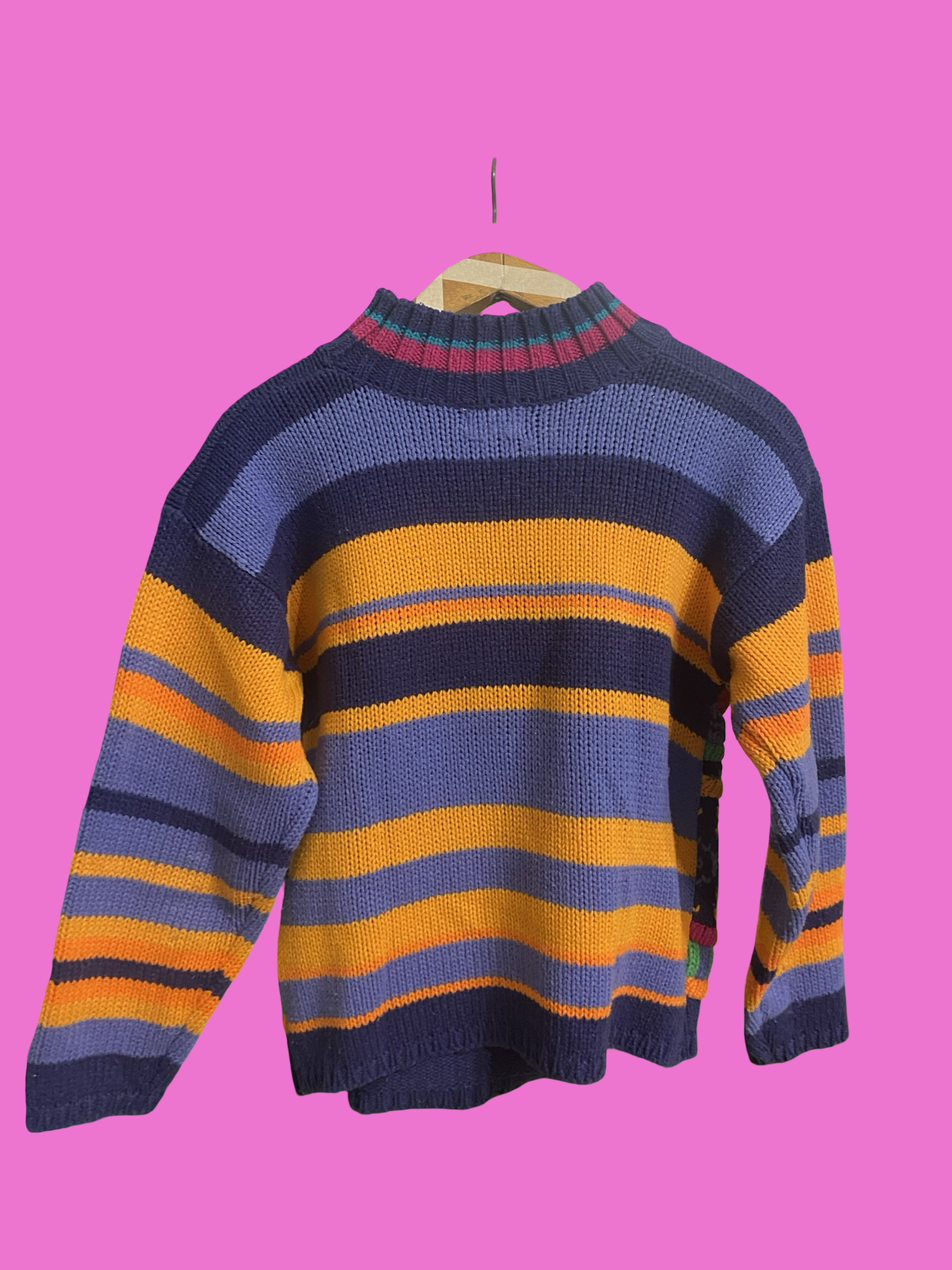 Vintage Multicolor Fantasy 90's Sweater Woman Size M