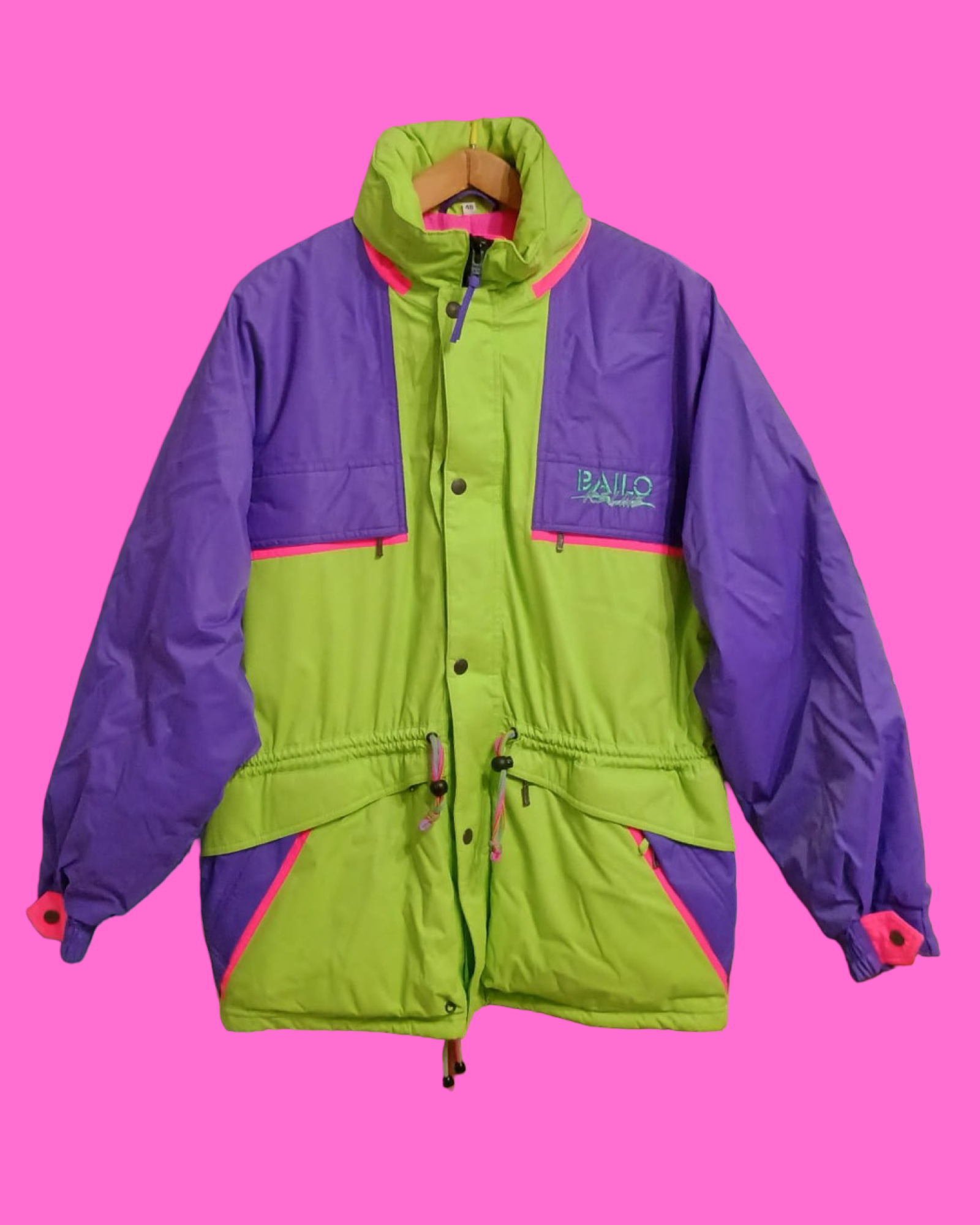 Vintage Multicolor Fantasy 90's Snow Jacket Unisex Size L