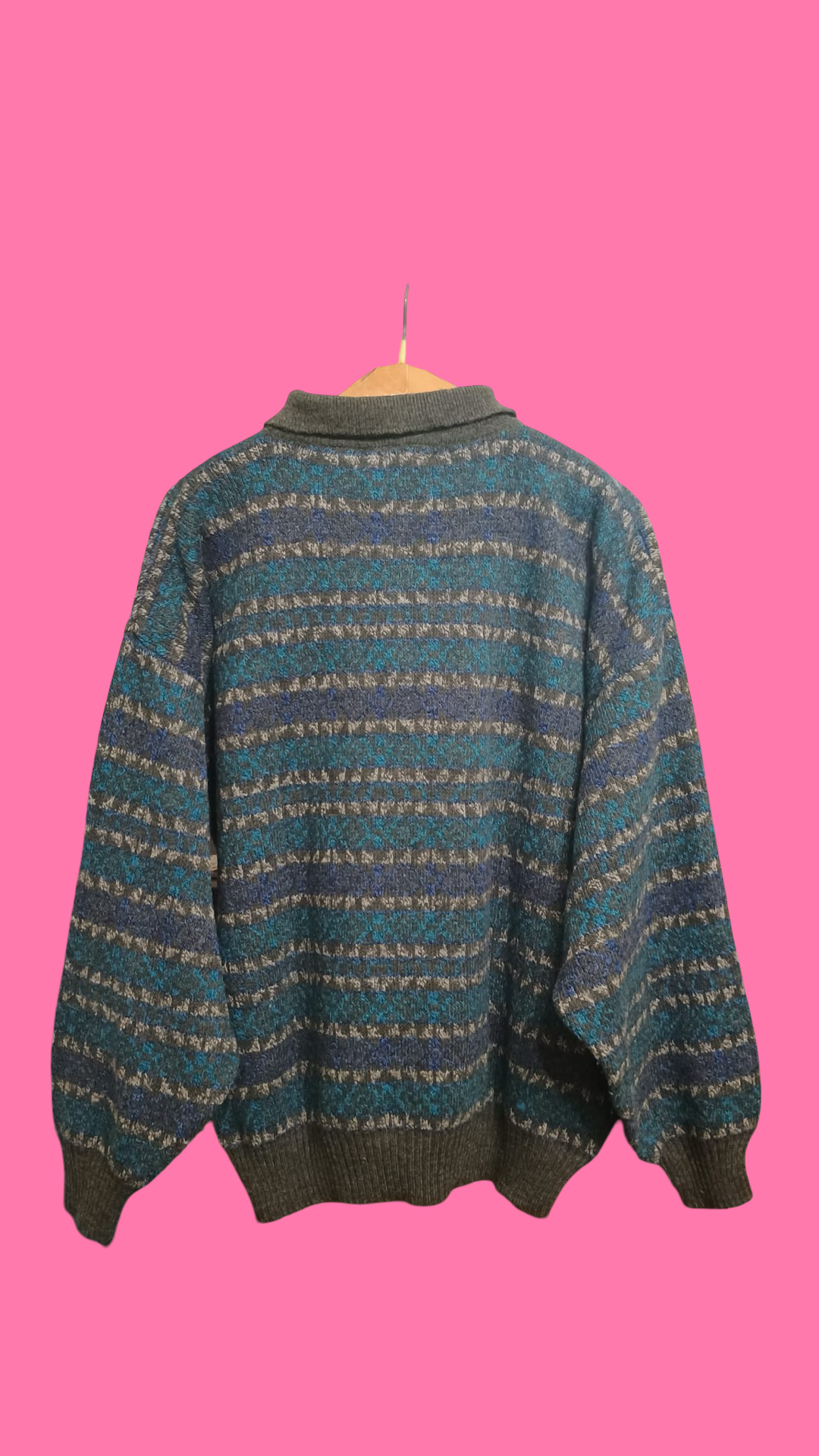 Vintage Multicolor Fantasy 90's Sweater Unisex Size XL