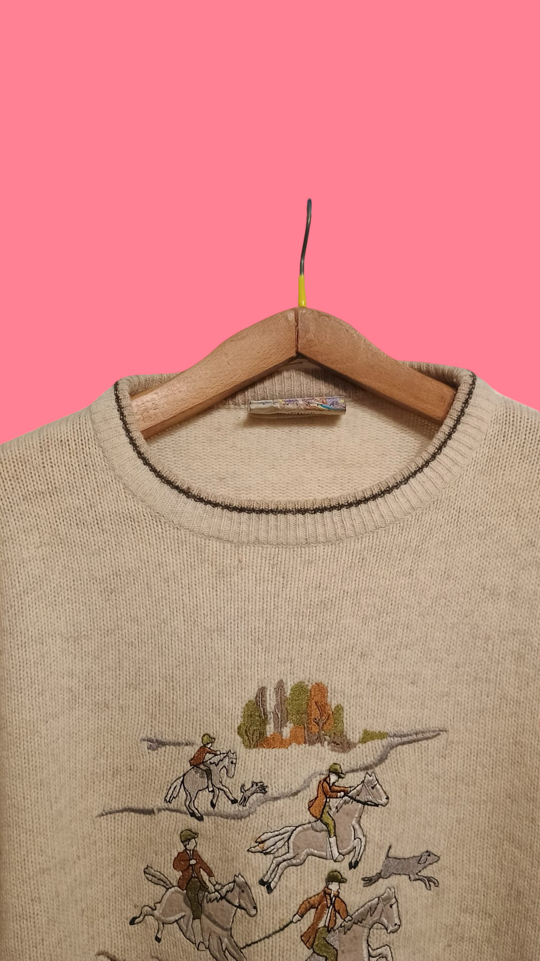 Vintage Multicolor Fantasy 90's Sweater Unisex Size L