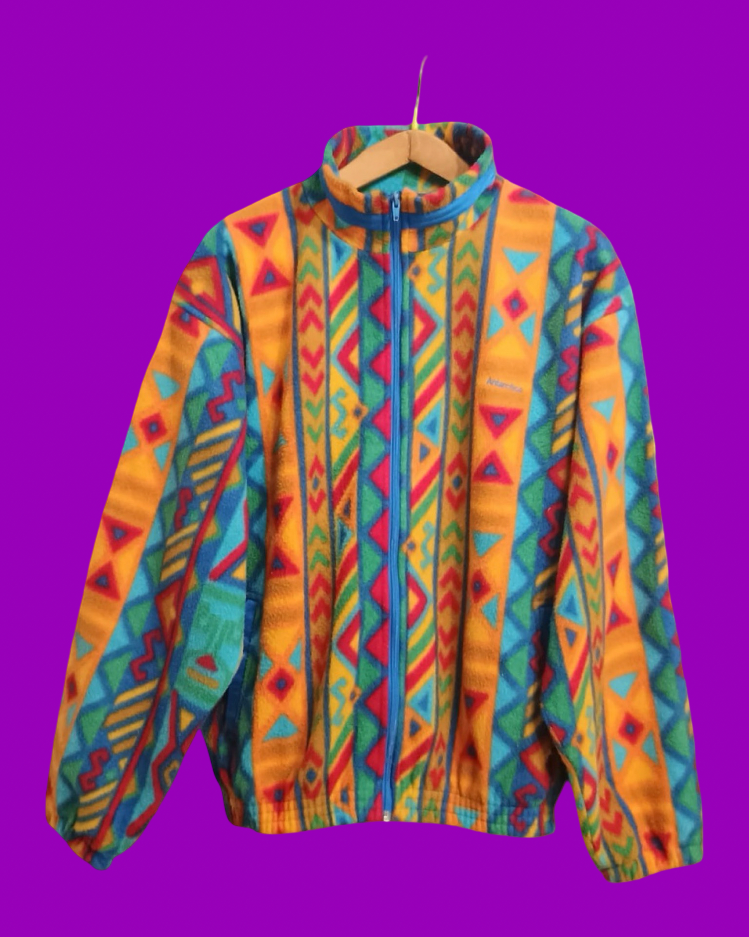 Vintage Multicolor Fantasy 90's Fleece Unisex Size XL