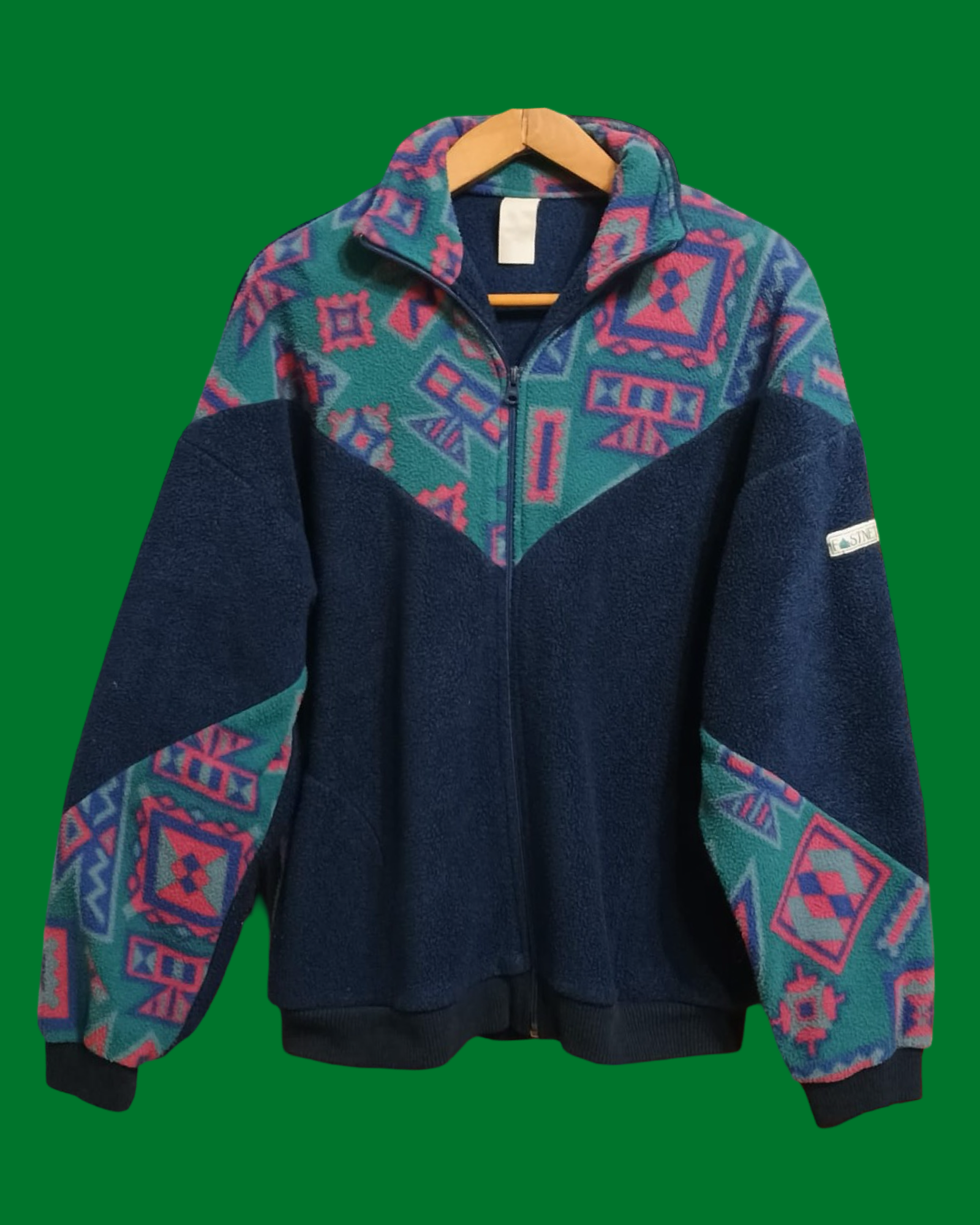 Vintage Multicolor Fantasy 90's Fleece Unisex Size L